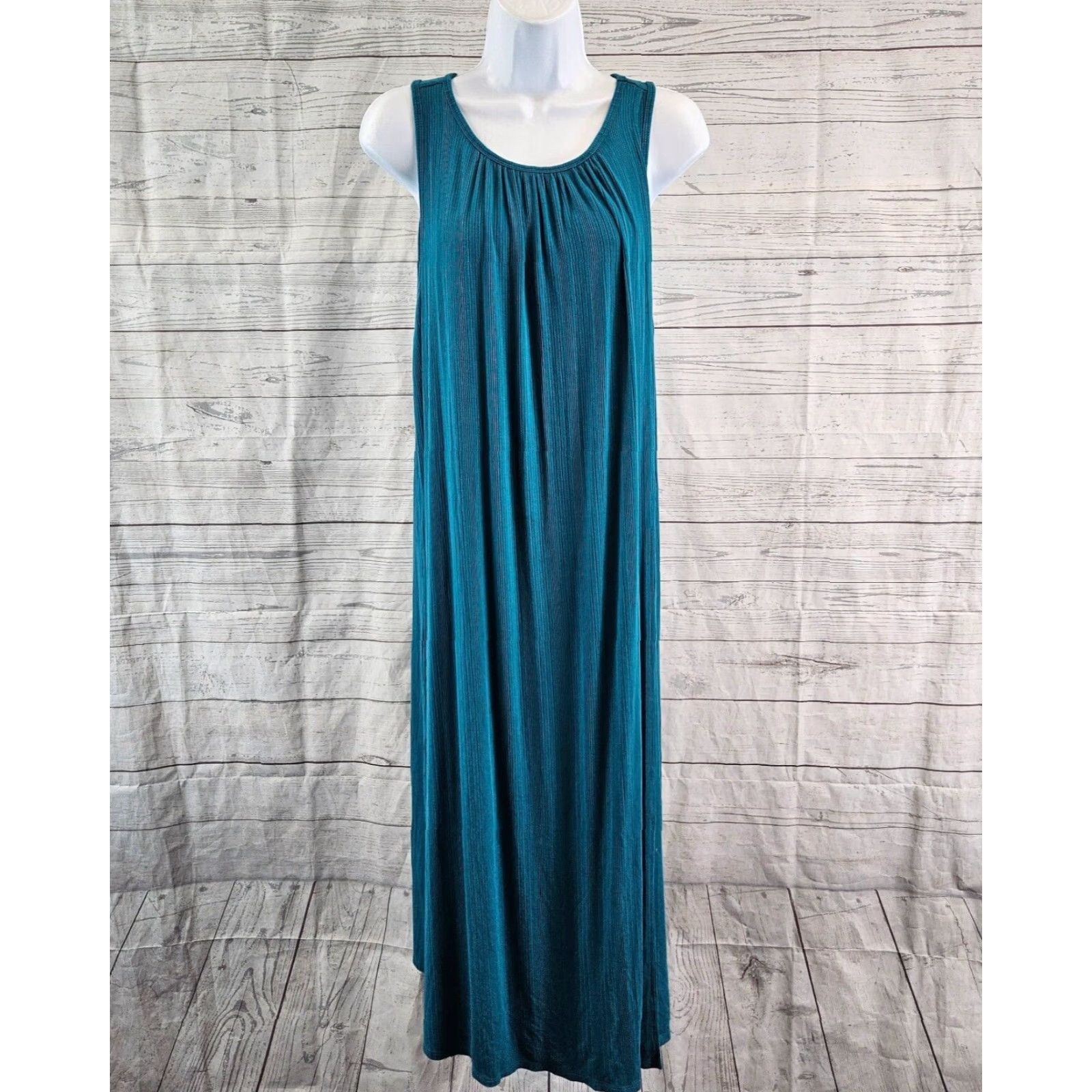 Old Navy Old Navy Maternity Tank Dress Sz Medium Blue Sleeveless Rayon Blend Midi Dress Women’s Maternity Tank Dress Size M / US 6-8 / IT 42-44 - 2 Thumbnail