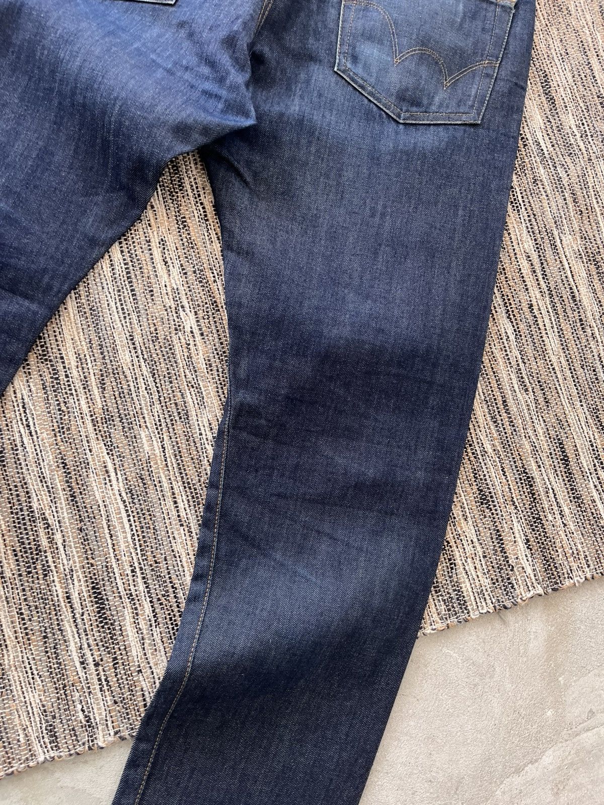 Edwin Vintage Edwin Japanese Faded Denim Jeans 33/32 Blue Y2K Size US 33 - 13 Thumbnail