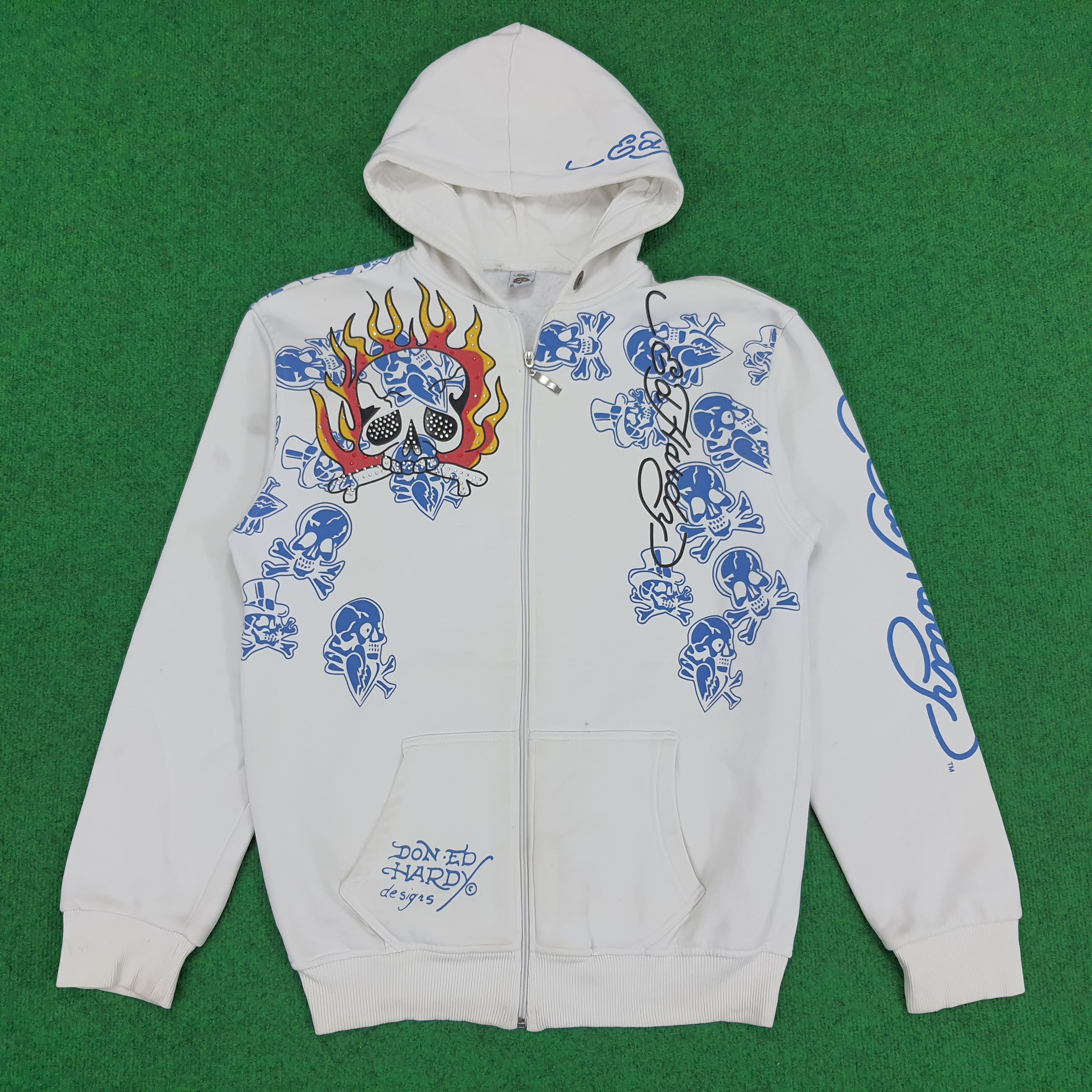 Christian Audigier × Ed Hardy Vintage Ed Hardy by Christian Audigier Fullprinted Hoodies Size US M / EU 48-50 / 2 - 3 Thumbnail
