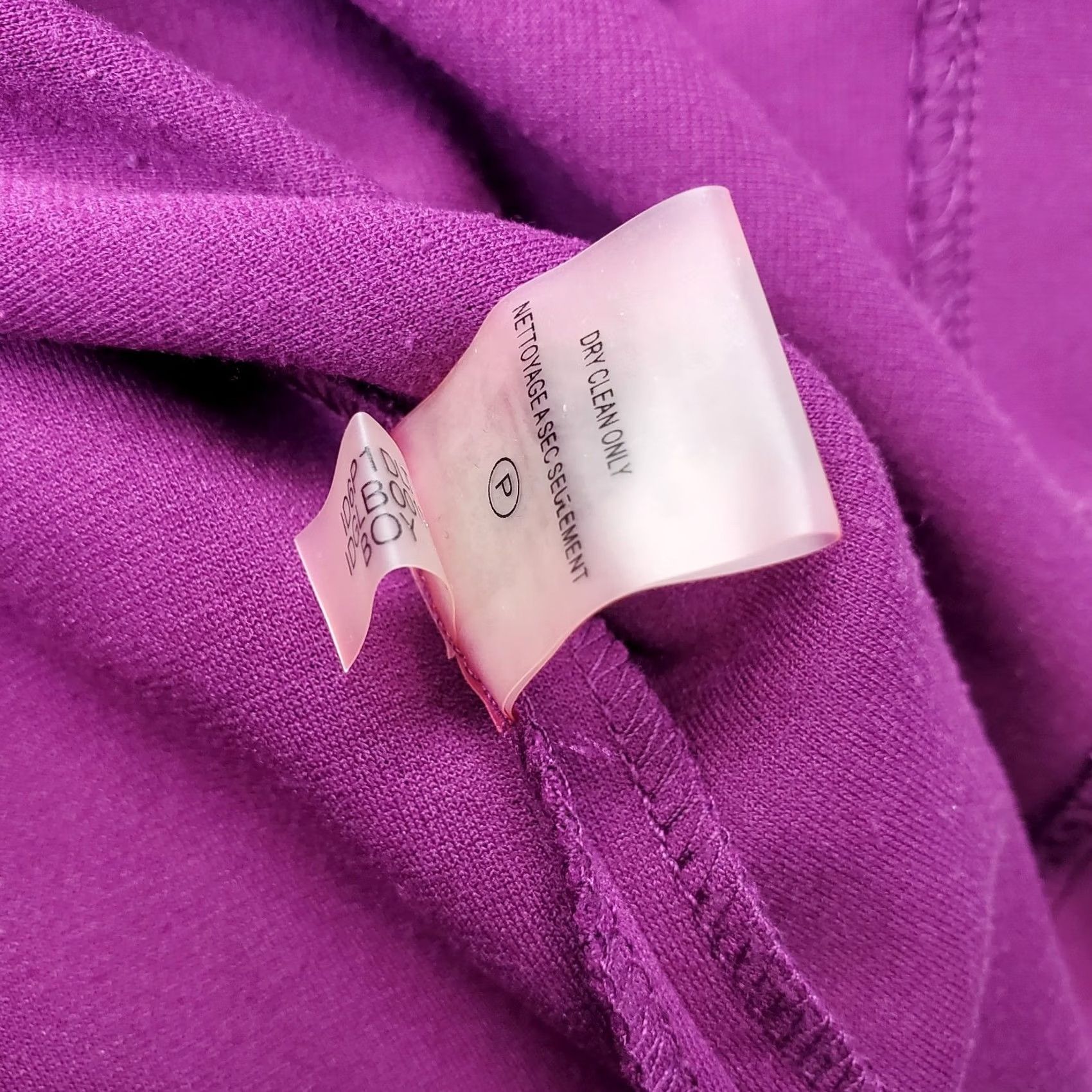 Vintage Ivanka Trump Sheath Dress Women 4 Purple Round Neck Criss Cross Back Zip Sleeveless Midi 2010s Womens Size S / US 4 / IT 40 - 6 Thumbnail