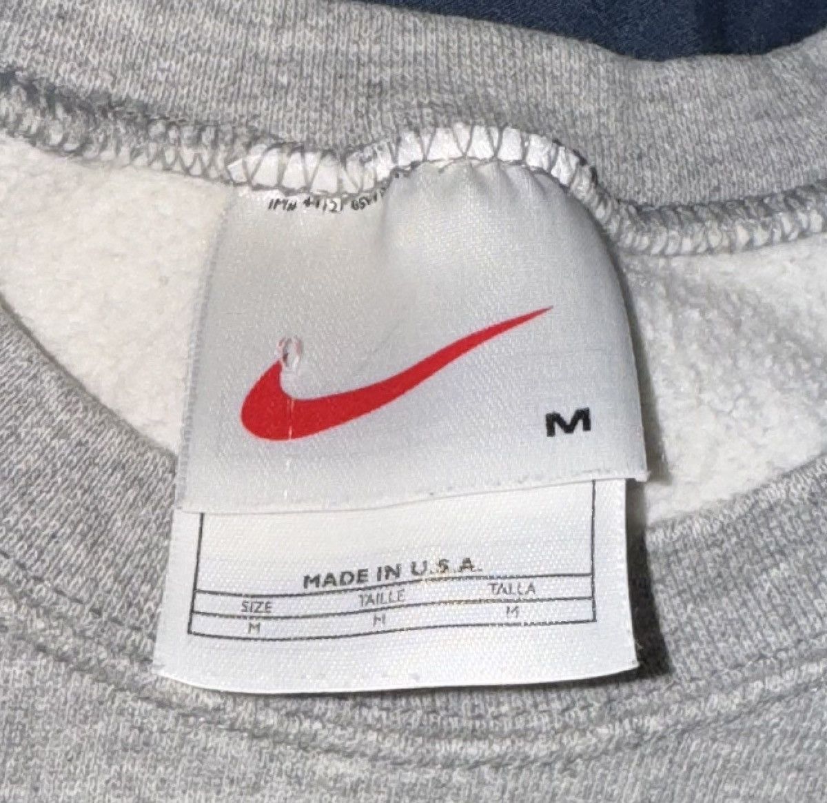 Nike × Vintage Vintage Nike Athletic Dept. Sweatshirt Medium Gray Size US M / EU 48-50 / 2 - 3 Thumbnail