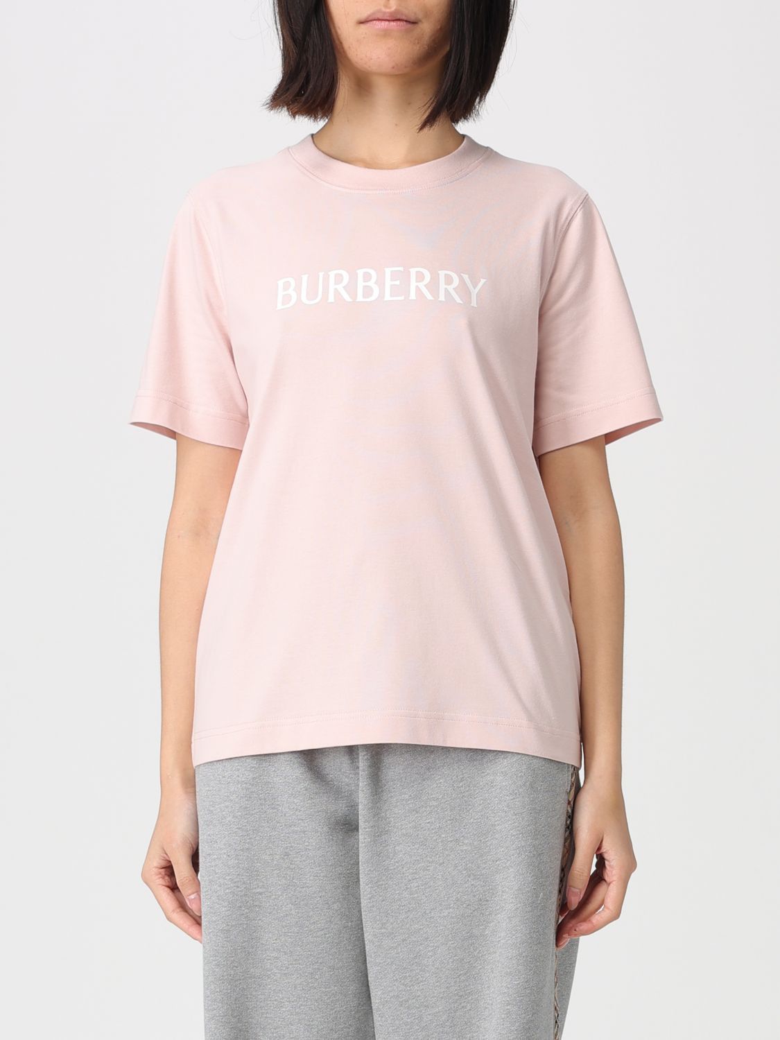 Burberry Burberry T-Shirt Woman Lilac Size XS / US 0-2 / IT 36-38 - 1 Thumbnail
