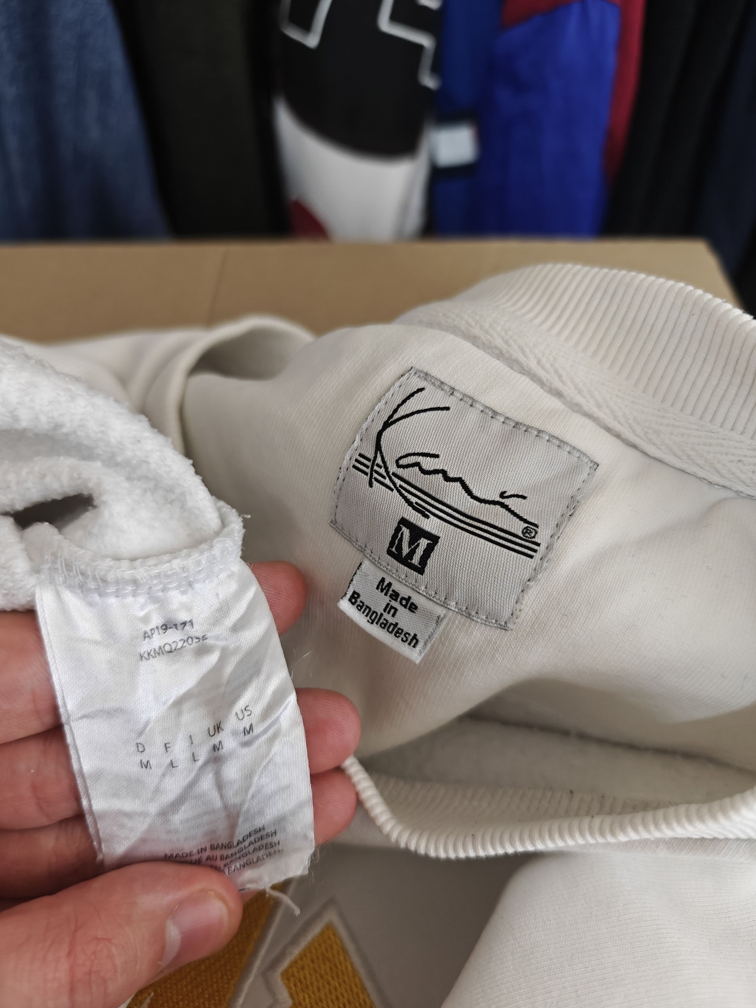 Karl Kani Karl Kani Sweatshirt Crewneck Center Logo White size M Size US M / EU 48-50 / 2 - 8 Thumbnail