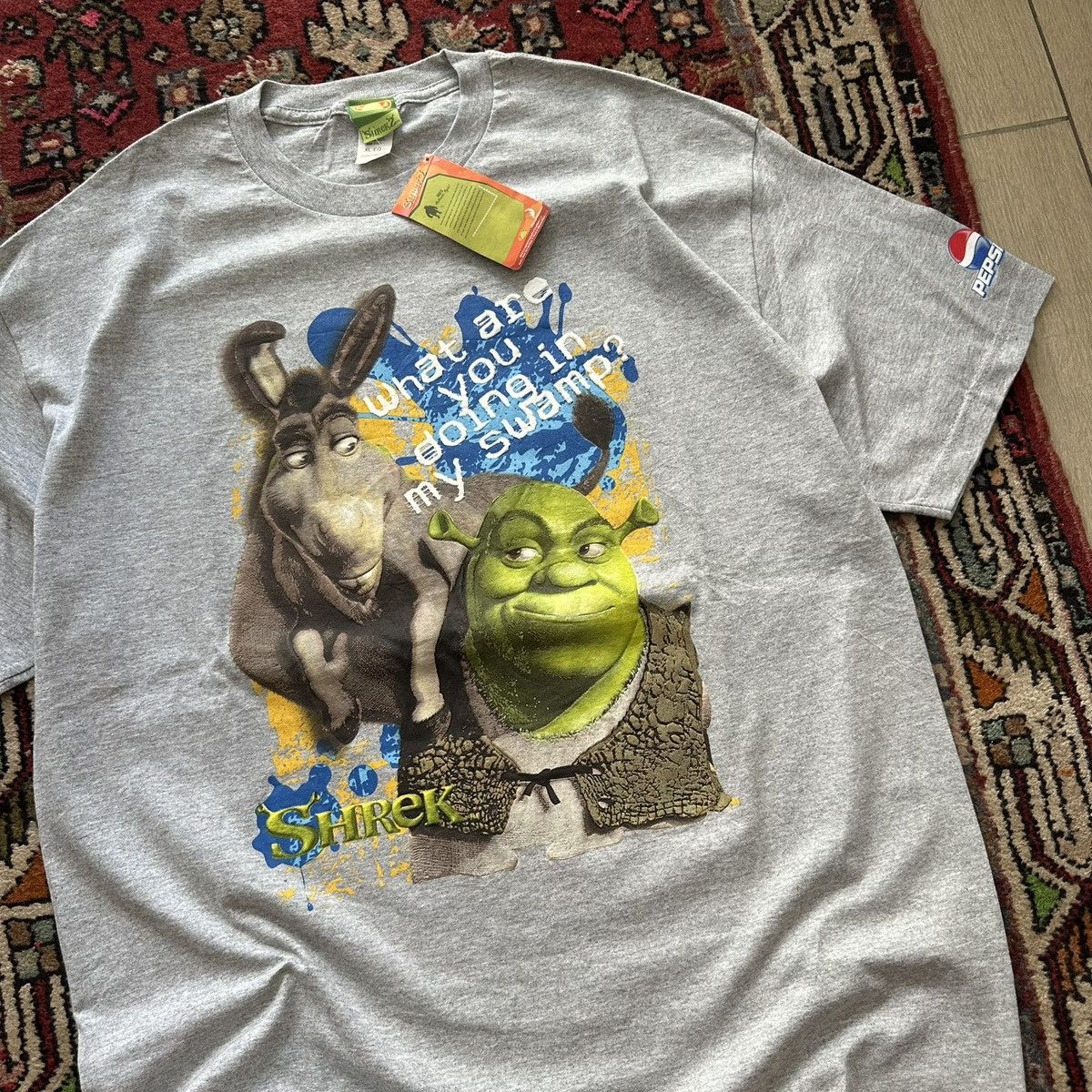 Vintage Shrek 2 Pepsi Promo Tee XL Deadstock DreamWorks Vintage 2004 Size US XL / EU 56 / 4 - 3 Thumbnail