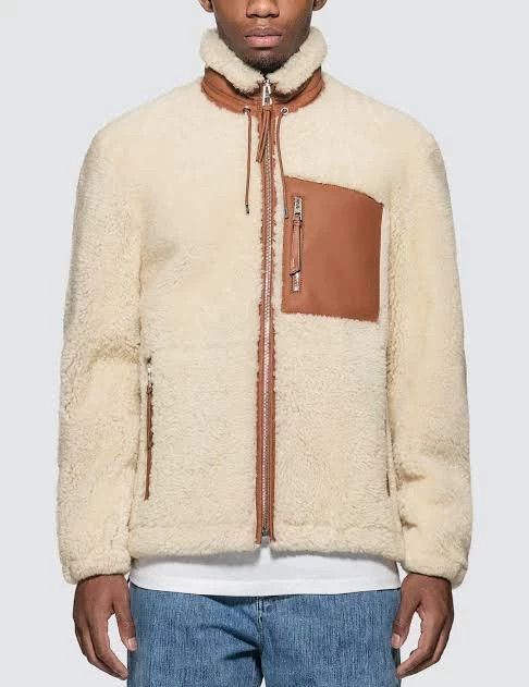 Loewe Loewe Wool and Shearling Classic Jacket Size US L / EU 52-54 / 3 - 7 Thumbnail
