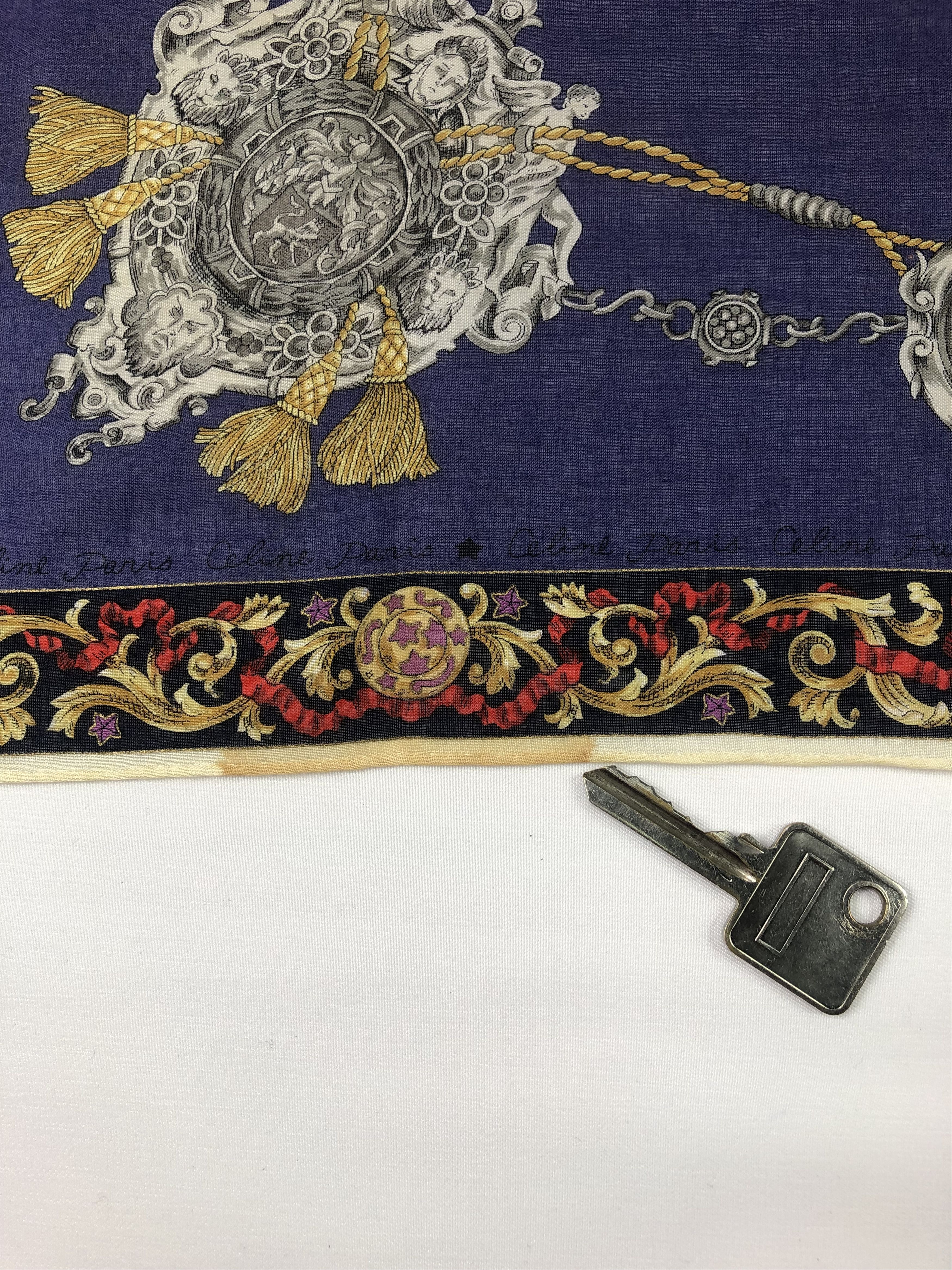 Celine Celine Handkerchief / Bandana / Neckerchief / Headscarf Size ONE SIZE - 6 Thumbnail