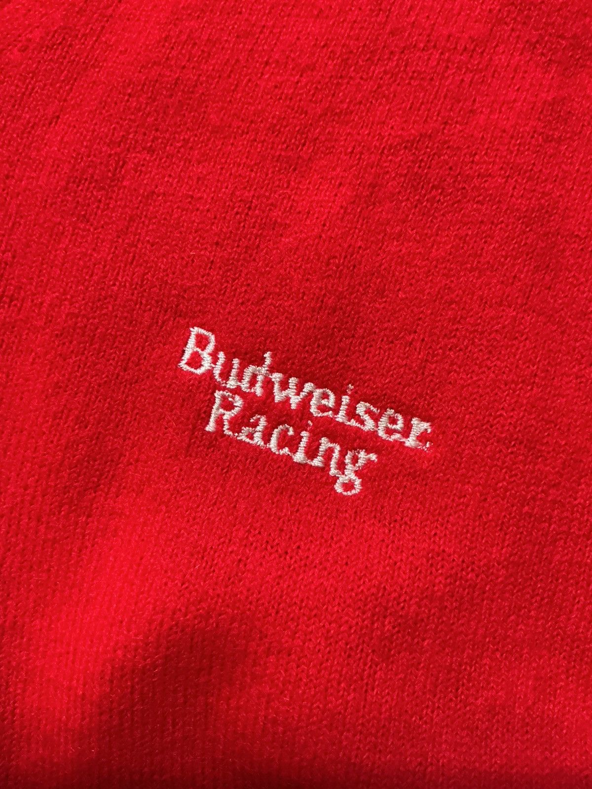 Budweiser Vintage 70s 80s Anheuser Busch Budweiser Racing Sweater Size US M / EU 48-50 / 2 - 1 Thumbnail