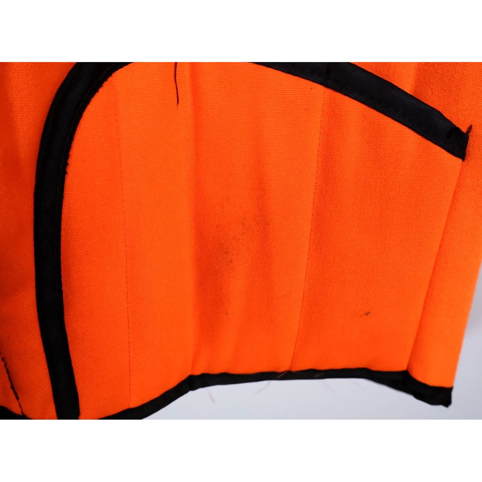 Vintage VINTAGE Hunting Vest Mens M Blaze Orange Full Zip Lightweight Outdoor VTG Jacket Shirt? Size 40R - 7 Thumbnail