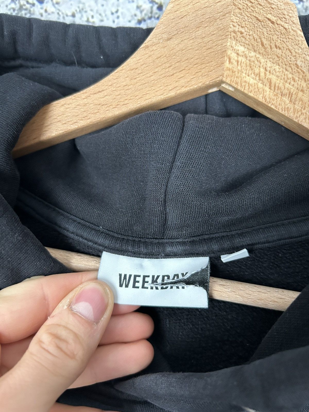 Weekday Weekday Hooded Sweatshirt Hype Streetwear Baggy Boxy Size US XXS / EU 40 - 4 Thumbnail