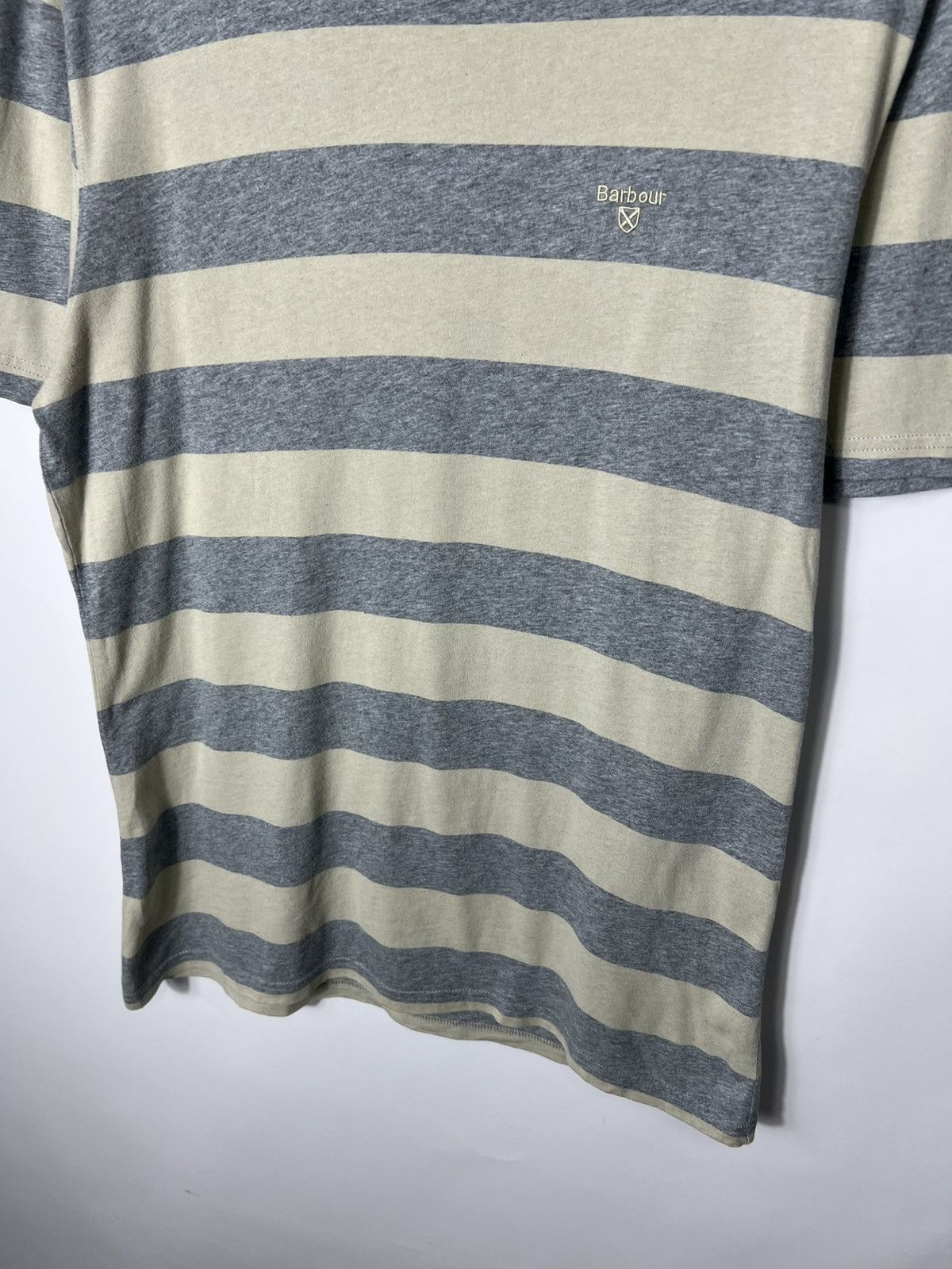 Barbour Vintage streetwear designer Barbour Striped T-shirt Size US L / EU 52-54 / 3 - 3 Thumbnail