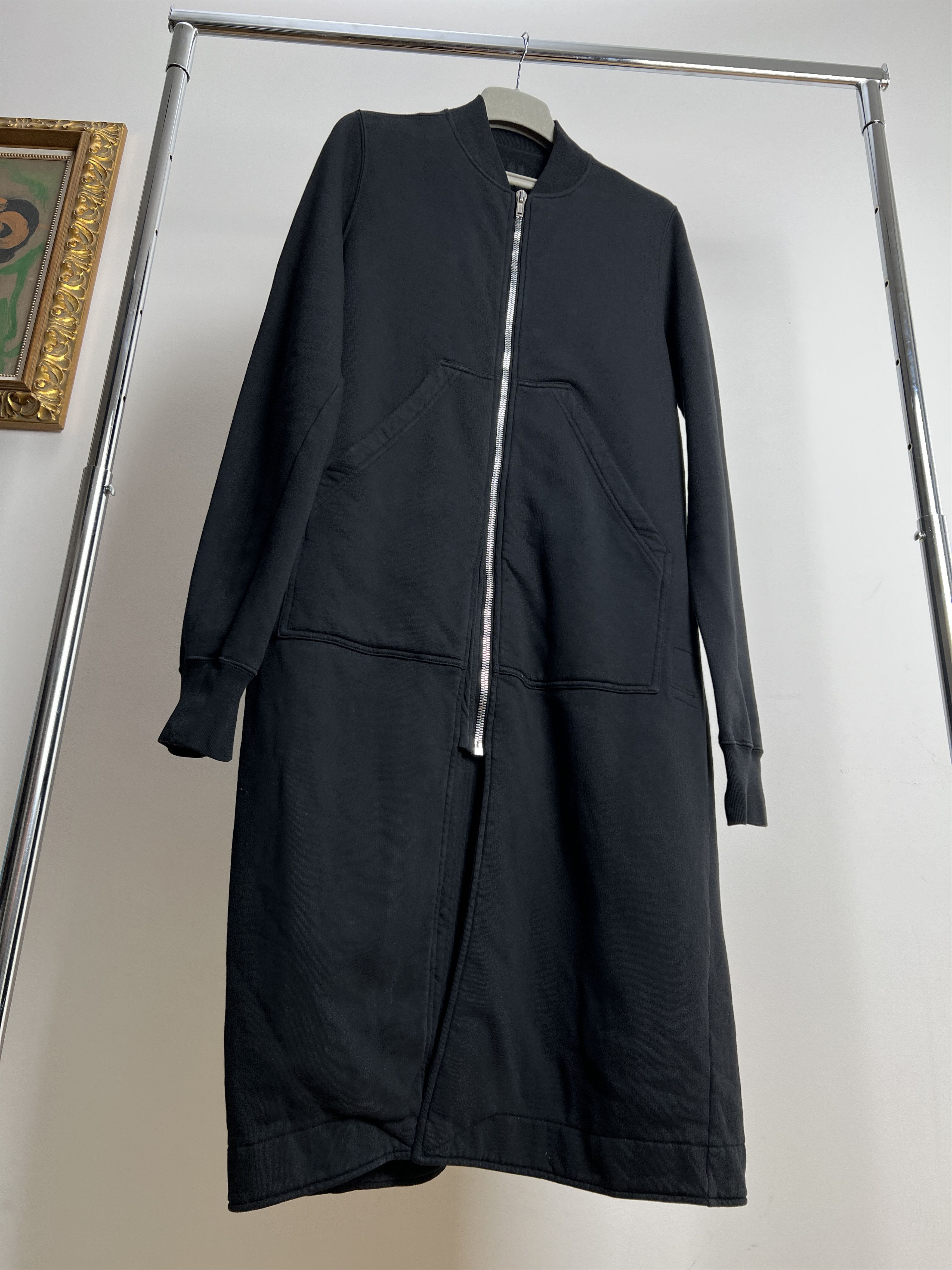Rick Owens LONG COTTON ZIPPED JACKET Size US M / EU 48-50 / 2 - 5 Thumbnail