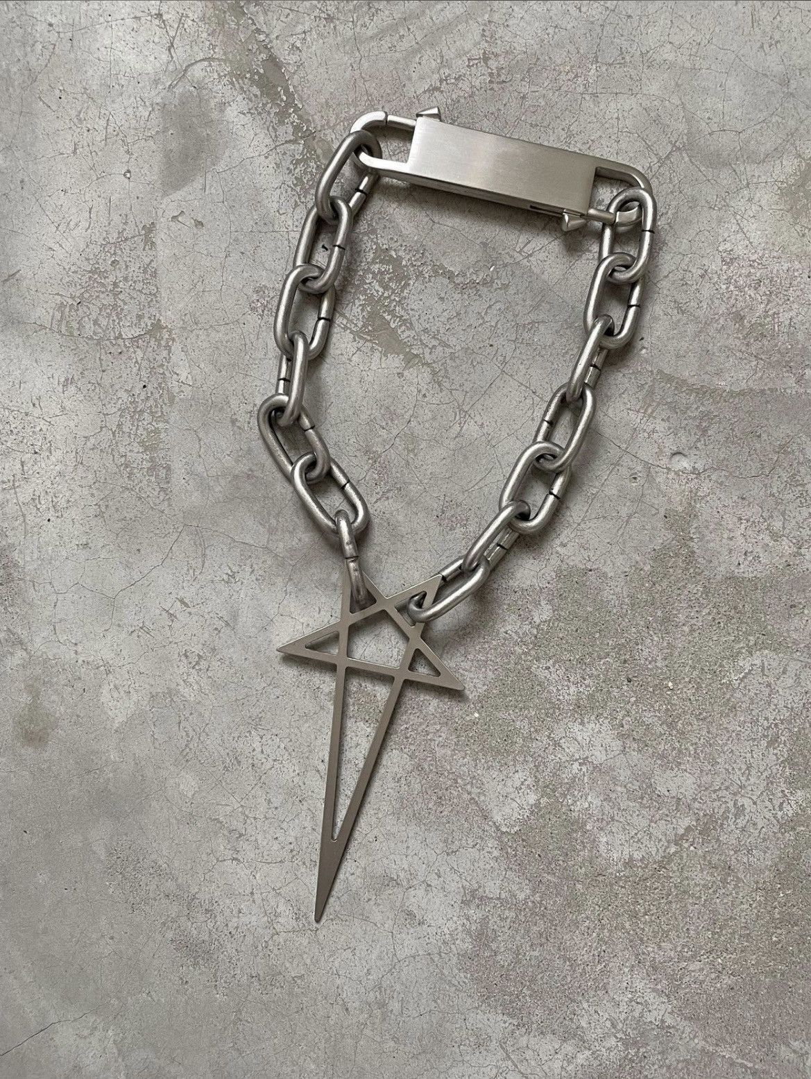 Rick Owens Pentagram Chain / Necklace | Grailed