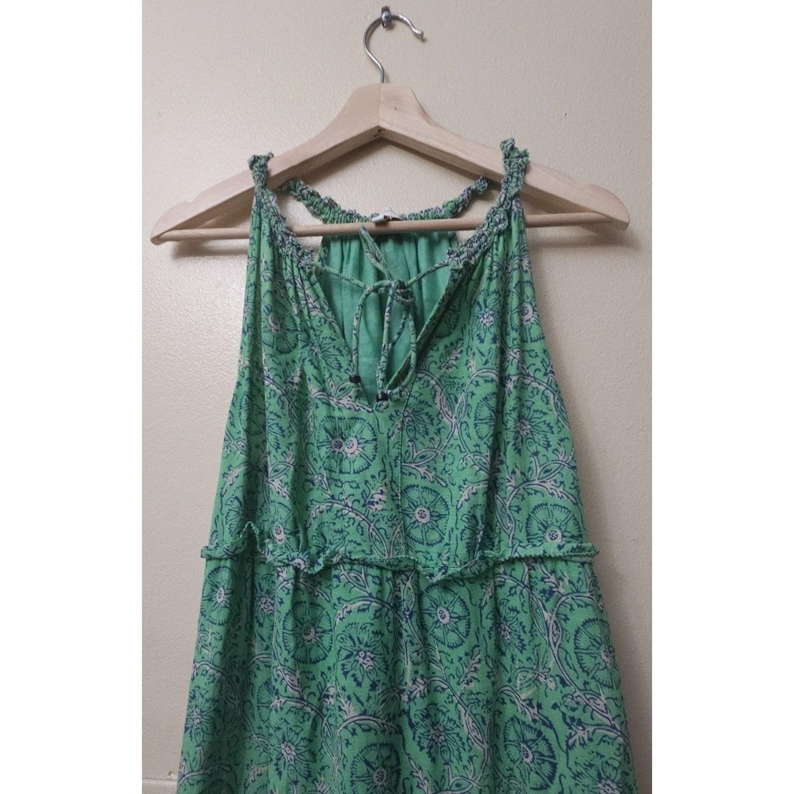 House of Harlow 1960 Tiered Halter Maxi Dress Size M