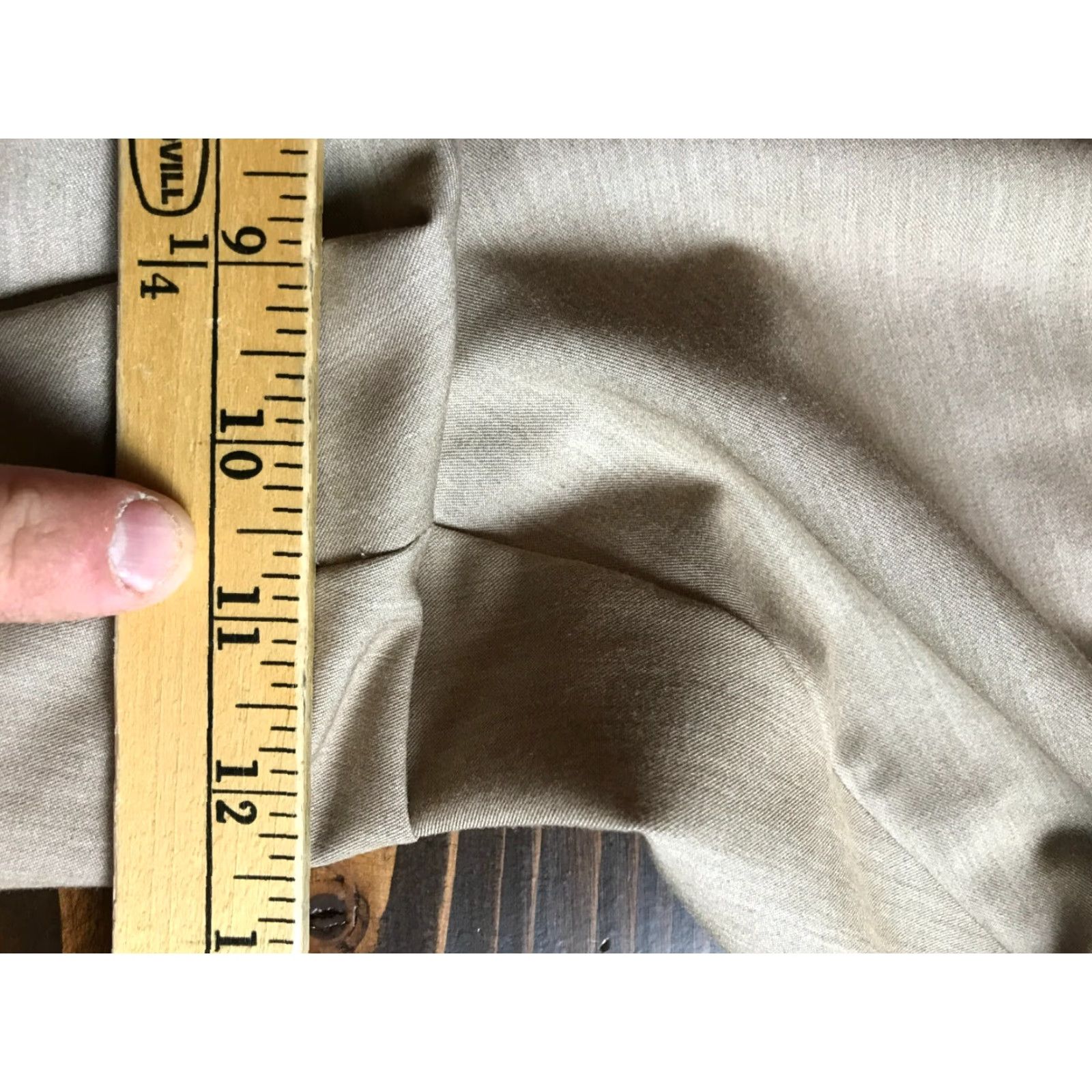 Apt. 9 Apt. 9 Pants Women's Size 14 Cropped Tan Brown Dress Pants Pockets Size 36" / US 14 / IT 50 - 4 Thumbnail