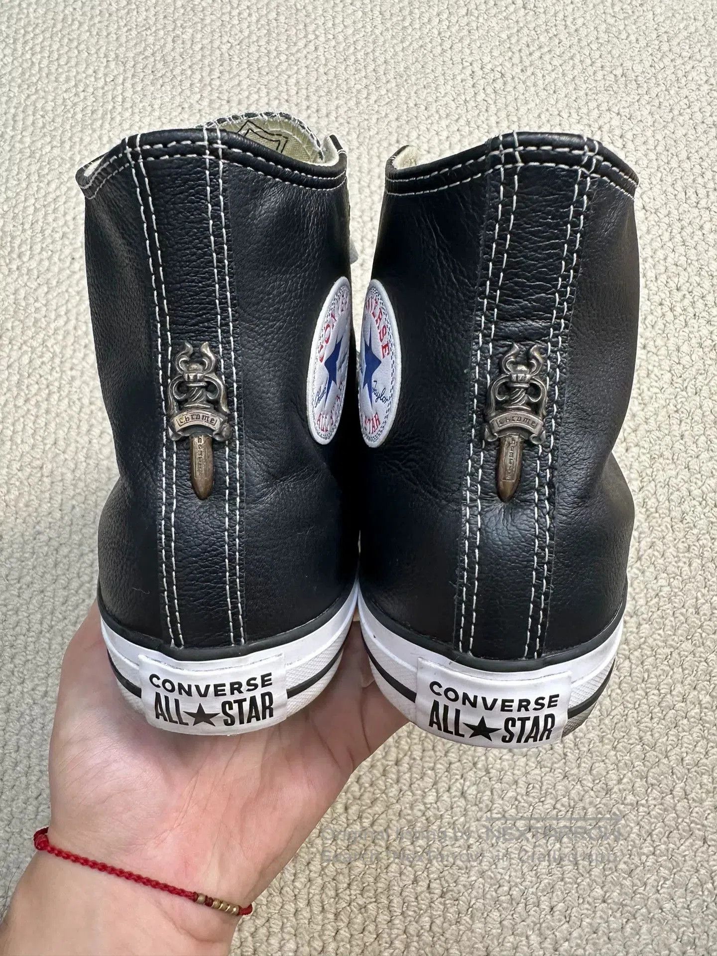 Chrome Hearts Chrome Hearts Converse Allstar Cross Leather. Size US 10 / EU 43 - 6 Thumbnail