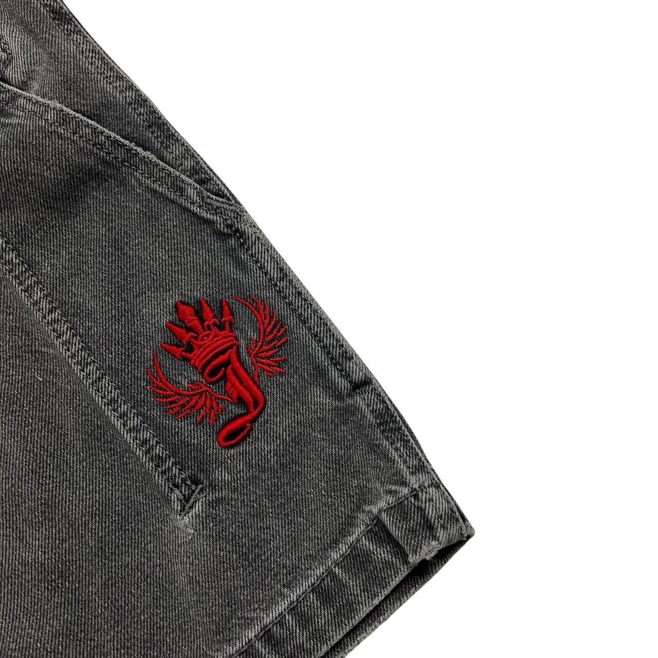 JNCO Vintage Jnco Embroidered Carpenter Shorts / Jorts - Waist 31 Size US 31 - 3 Thumbnail