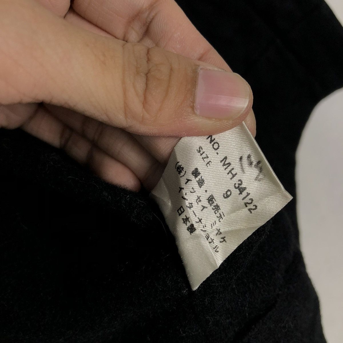 Issey Miyake 🔥Rich Black Wool Cropped Jacket Vintage 70’s Issey Miyake Size US M / EU 48-50 / 2 - 18 Thumbnail