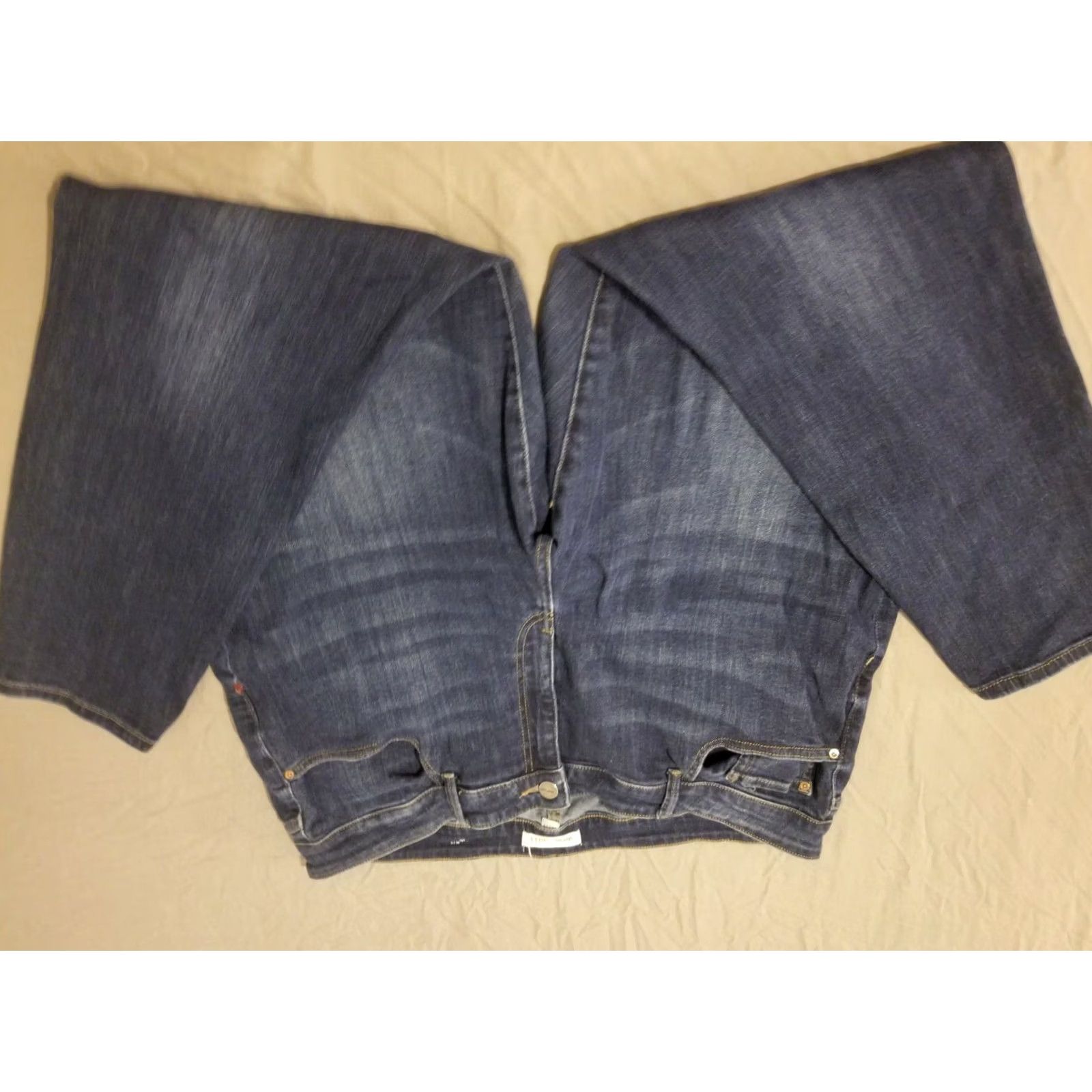 Denime Warp + Weft Jeans Womens Skinny Denim Stretch Blue 20x29 38x29 Size 20 Regular Size 42" / US 20 - 2 Thumbnail