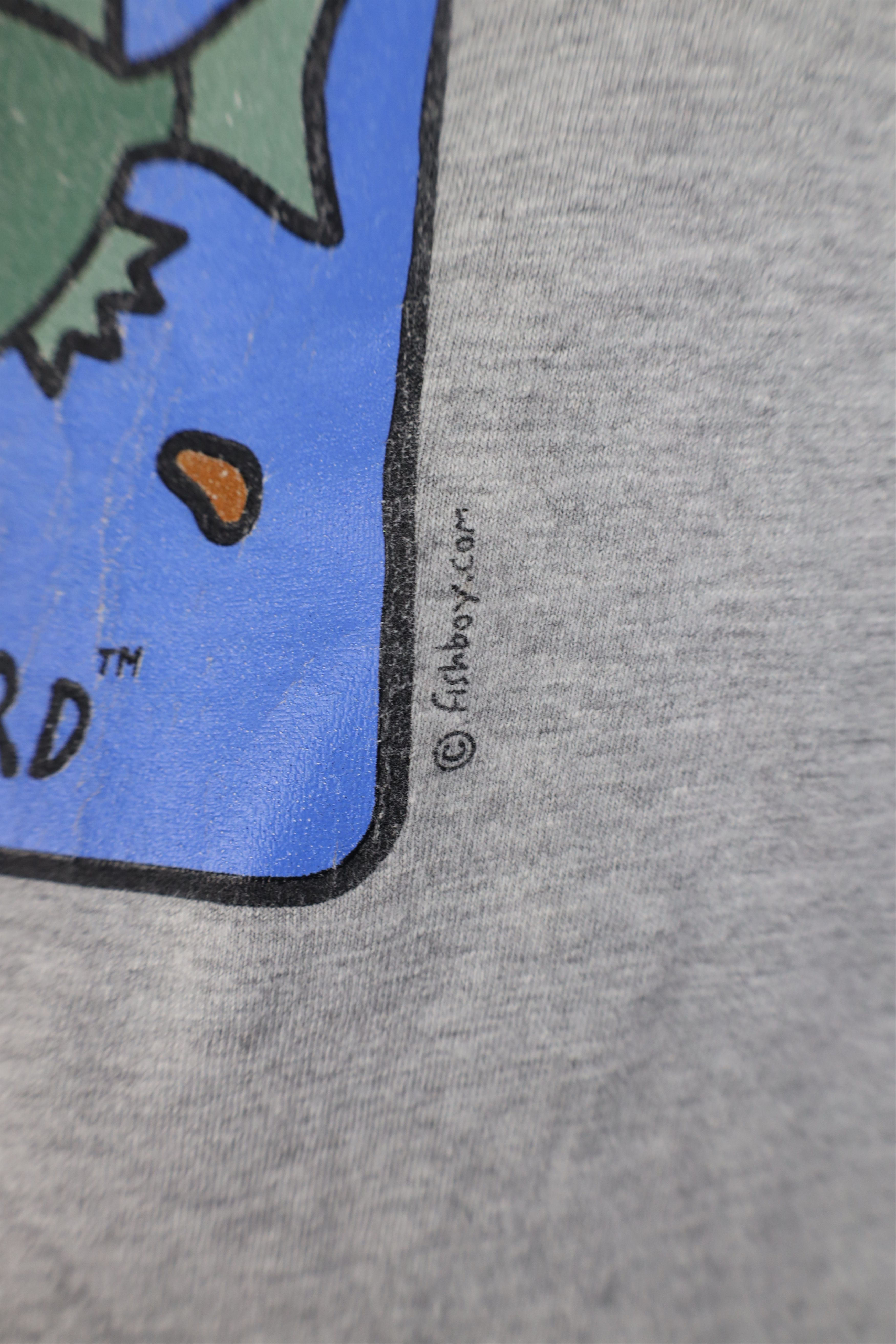 Vintage Vintage 90s Y2K Streetwear Bassturd Orlando Fish T-Shirt Size US M / EU 48-50 / 2 - 5 Thumbnail