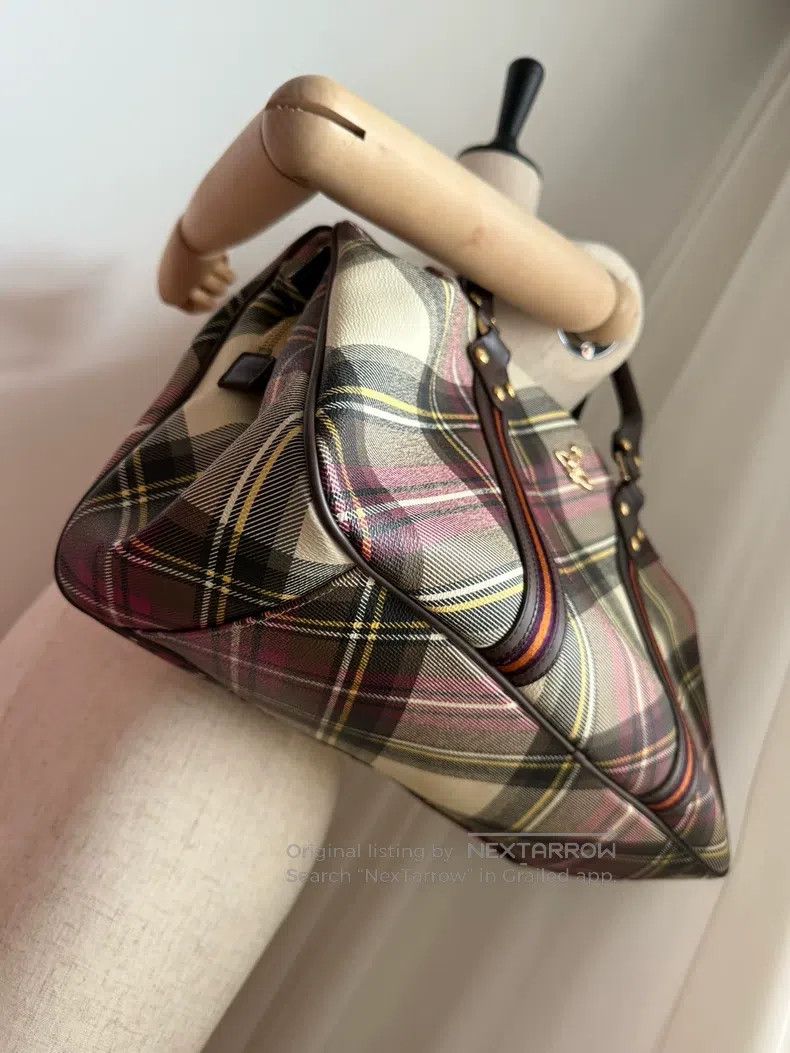 Vivienne Westwood Vivienne Westwood size os Vintage Plaid Saturn Briefcase To Size ONE SIZE - 5 Thumbnail