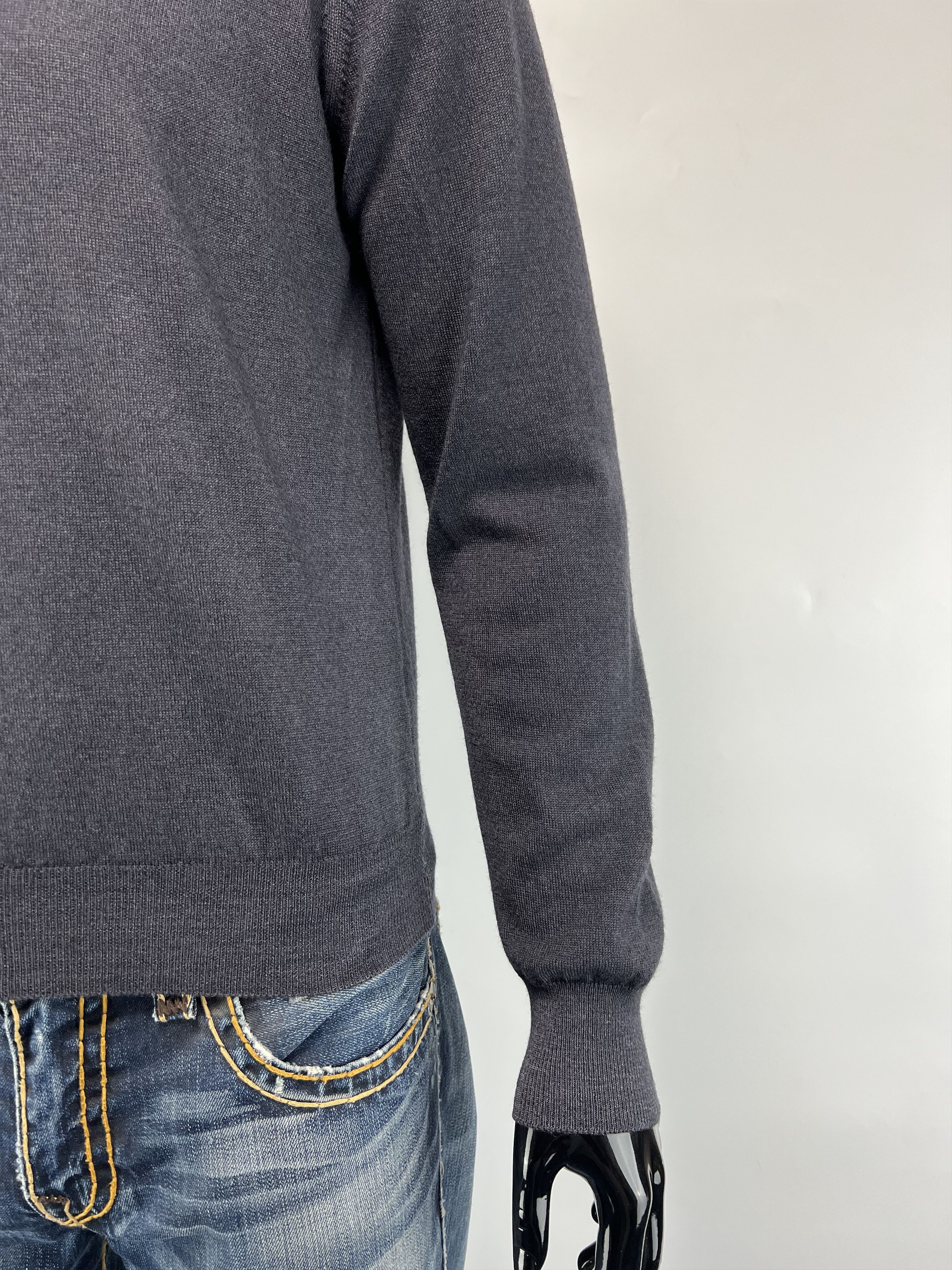 Gran Sasso Gran Sasso Vintage 100% Virgin Wool V-Neck Sweater Size 48 Size US M / EU 48-50 / 2 - 5 Thumbnail