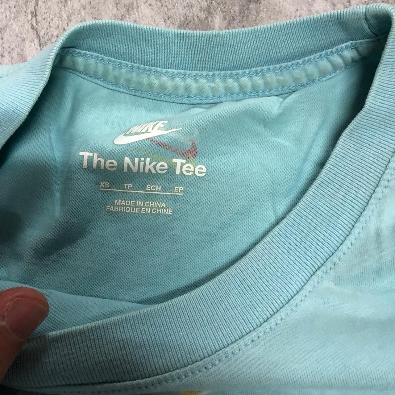 Nike Nike light blue T-shirt Size US XS / EU 42 / 0 - 3 Thumbnail