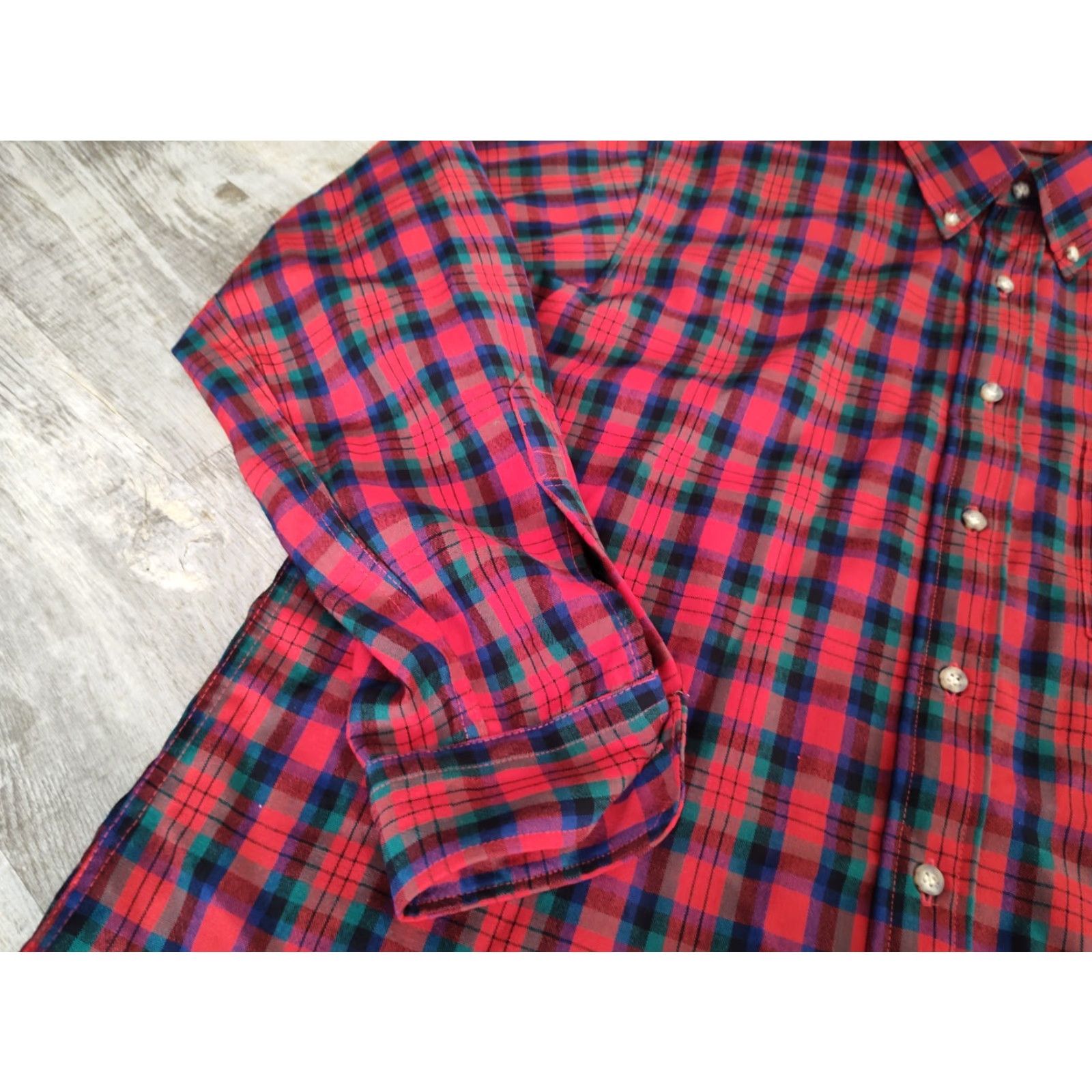 Pendleton VINTAGE Pendleton Men's Flannel Shirt L Long Sleeve Plaid Wool Tartan 90s Casual Outdoors Size US L / EU 52-54 / 3 - 3 Thumbnail