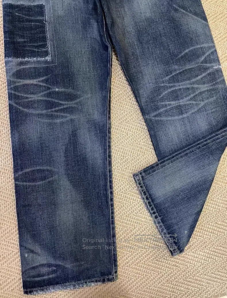 Neighborhood Neighborhood size L Patchwork Washed Denim Jeans Size US 27 - 3 Thumbnail
