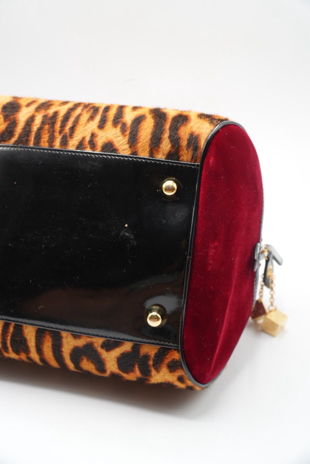 Dior 2000s Dior - John galliano Gambler Leopard Pony Bowler Bag Size ONE SIZE - 7 Thumbnail