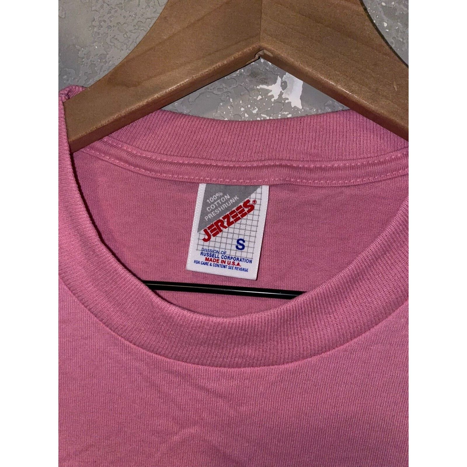 Jerzees Vintage Wyoming Wildflower Shirt Big Horn Pink Tee VTG 90s S Size US S / EU 44-46 / 1 - 7 Thumbnail