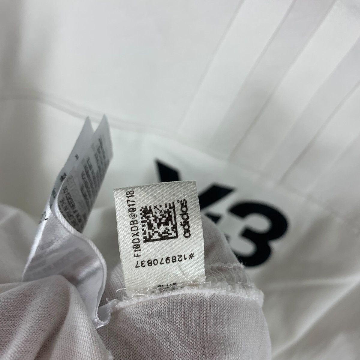 Adidas ADIDAS x YOHJI YAMAMOTO Y-3 white tee shirt Size US L / EU 52-54 / 3 - 16 Thumbnail