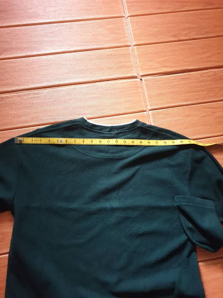 Japanese Brand Logos days green colour Longsleeve fleece Shirt Size US M / EU 48-50 / 2 - 9 Thumbnail