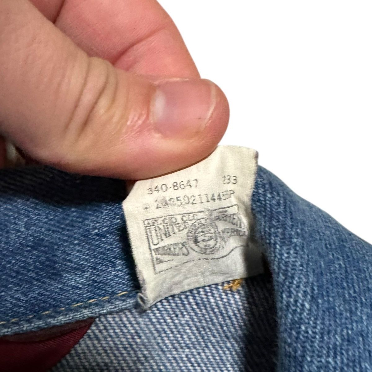 Lee 80s Ms. Lee Union Made Denim Jean Jacket Women's 11/12 Size S / US 4 / IT 40 - 7 Thumbnail