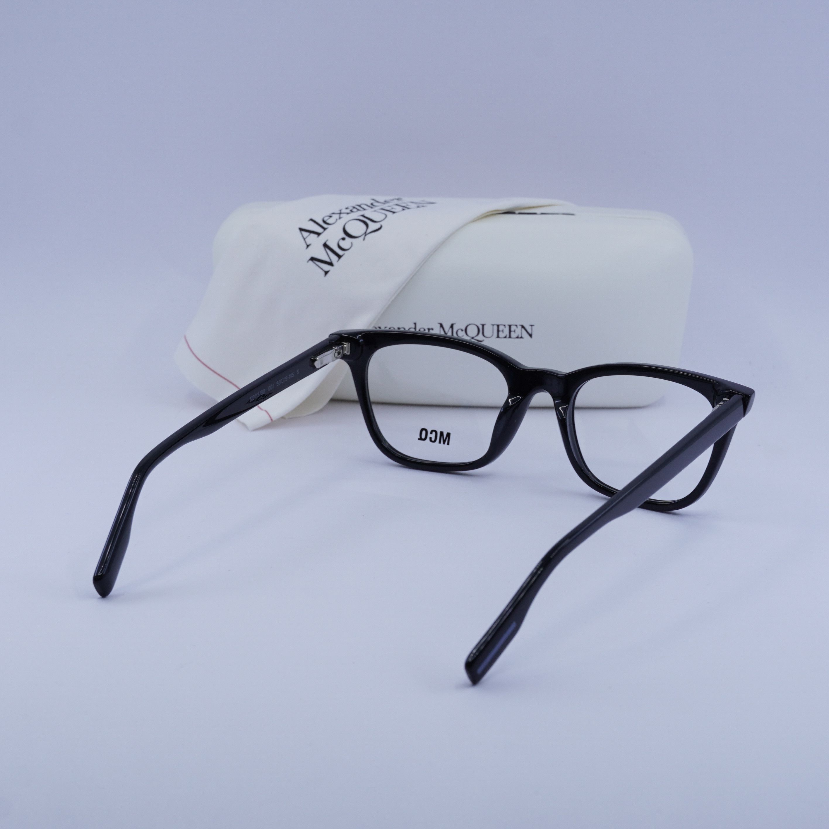 MCQ McQ by Alexander McQueen MQ0379O 001 Eyeglasses Black 50mm Size ONE SIZE - 9 Thumbnail