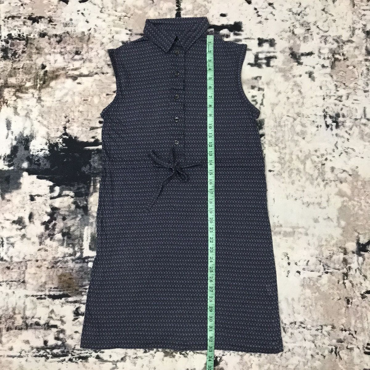 A.P.C. × Designer × Japanese Brand A.P.C. Perfect Fit Blueprint Button Up Sleeveless Shirtdress Size S / US 4 / IT 40 - 10 Thumbnail