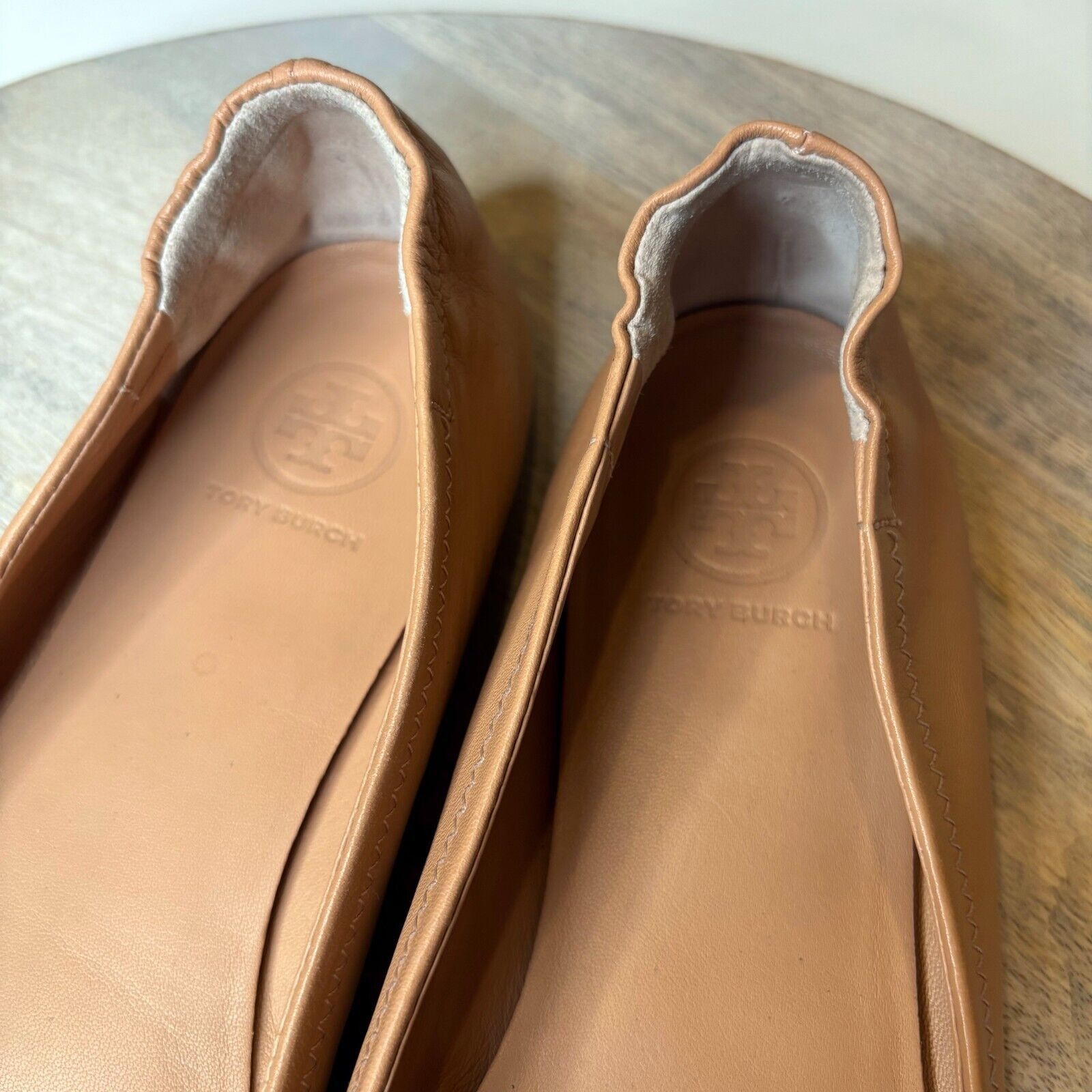Tory Burch Tory Burch Women's Minnie Travel Tan Leather US Size 7.5 Size US 7.5 / IT 37.5 - 6 Thumbnail