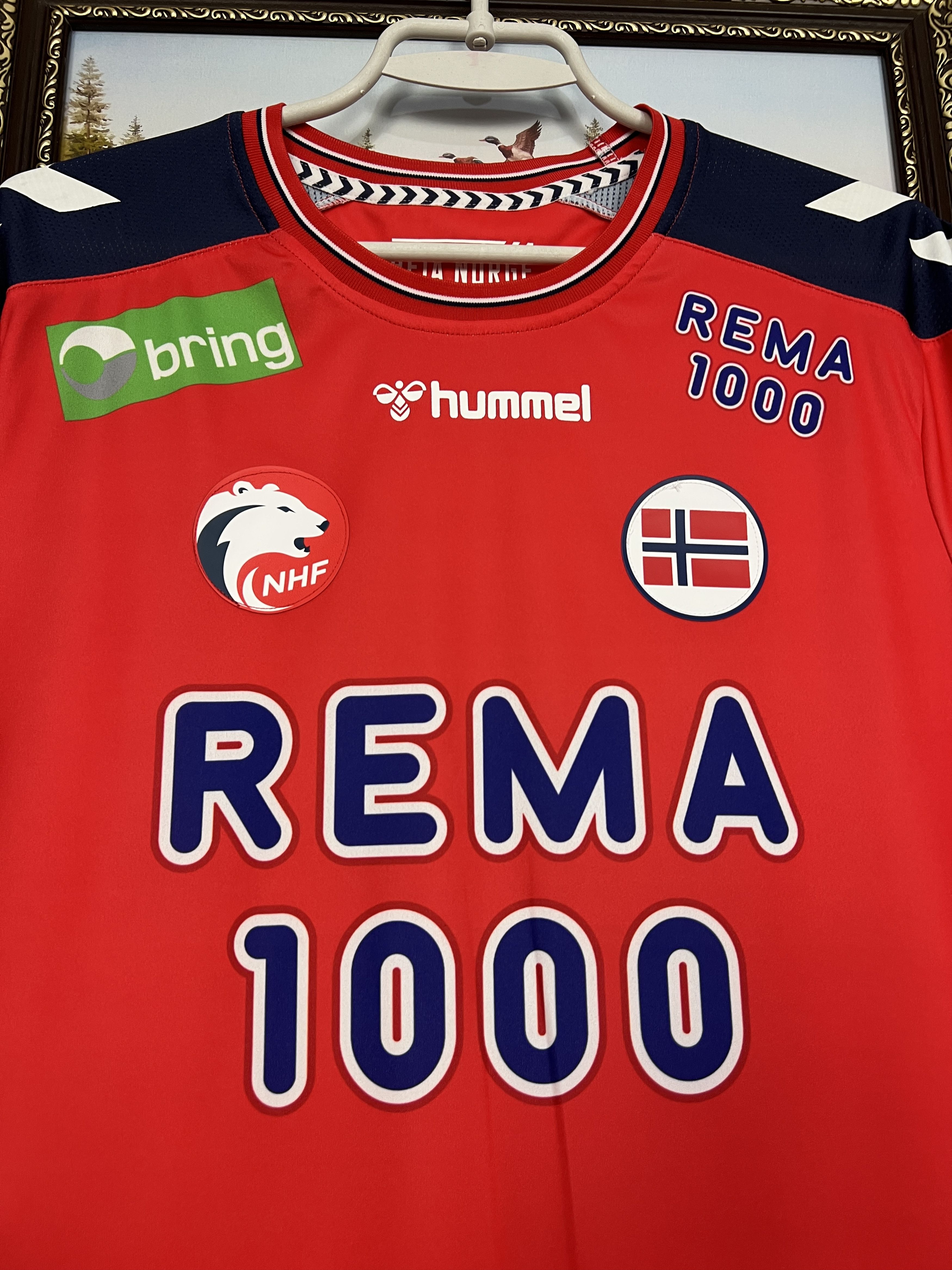 Hummel Norway Handball Shirt Jersey National Team Trikot Hype Size US S / EU 44-46 / 1 - 3 Thumbnail