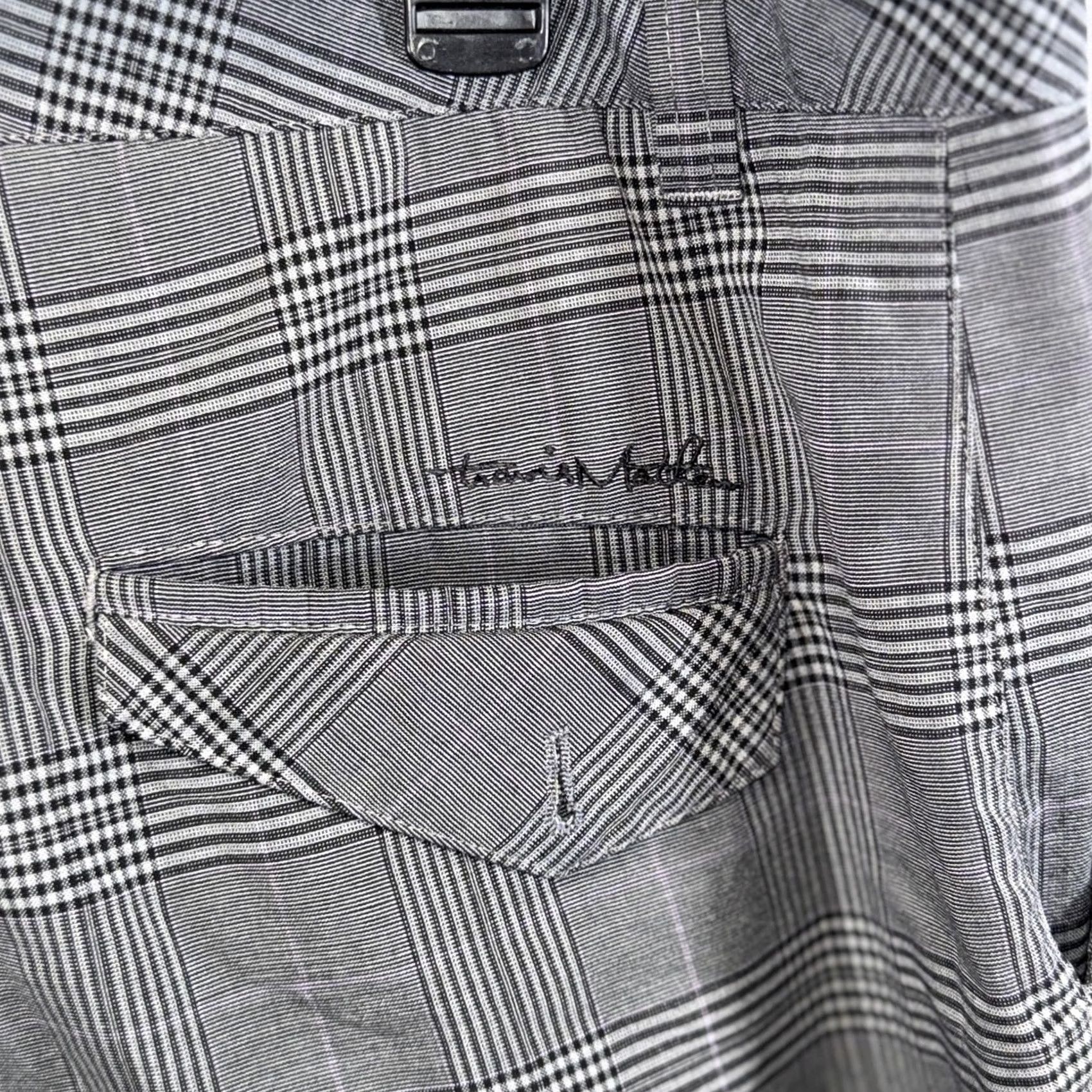 TravisMathew VINTAGE Travis Mathew Shorts Mens 40 Gray Plaid Golf Stretch Performance Casual Dress Size US 40 / EU 56 - 4 Thumbnail