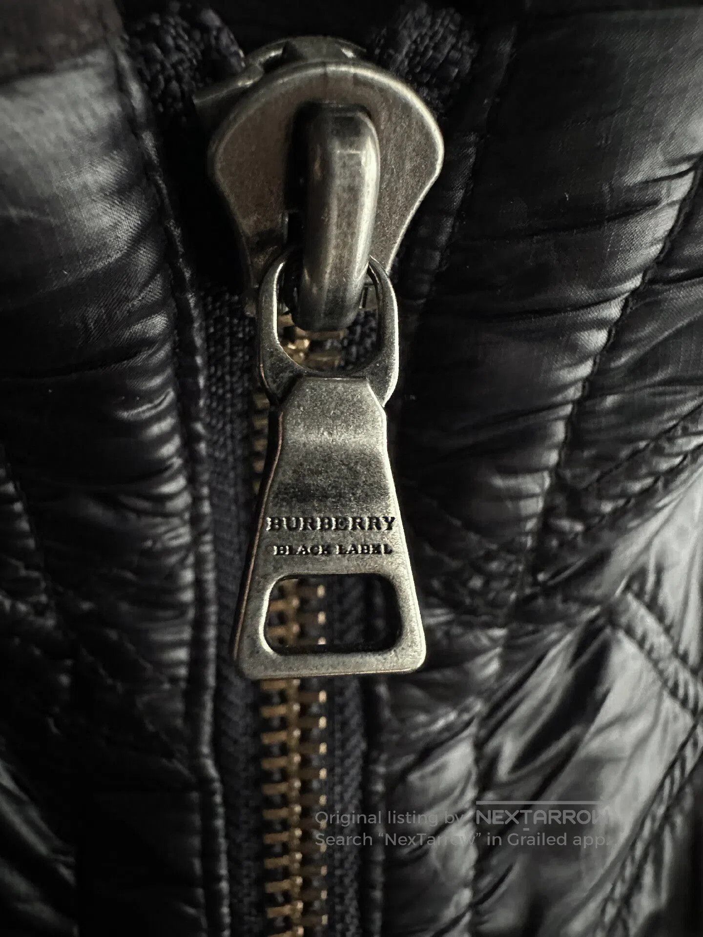 Burberry BURBERRY sizeLL Label: Black marked diamond-patterned cotto Size US XL / EU 56 / 4 - 3 Thumbnail