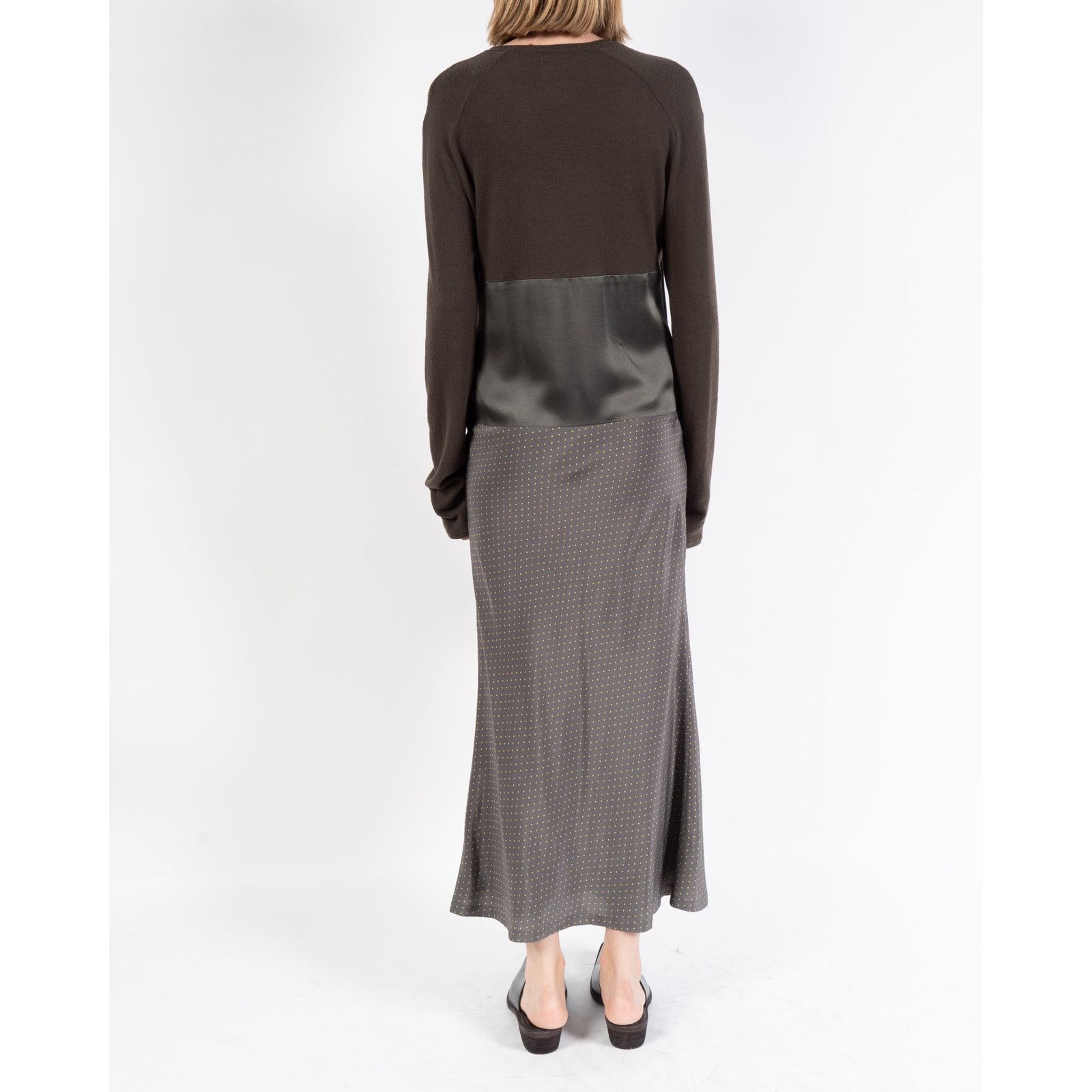 Haider Ackermann FW19 Mixed Fabric Dress Green Size S / US 4 / IT 40 - 4 Thumbnail