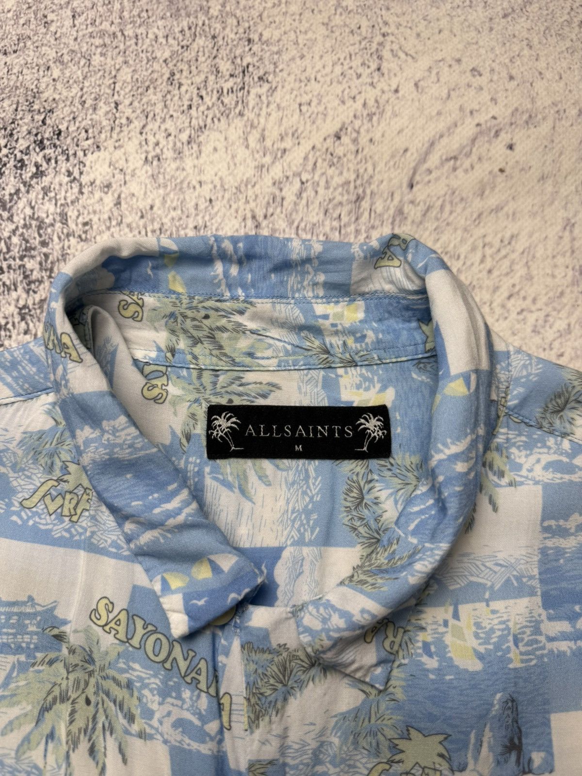 Allsaints Vintage Allsaints Viscose Y2K Hawaii Shirt Size US M / EU 48-50 / 2 - 11 Thumbnail