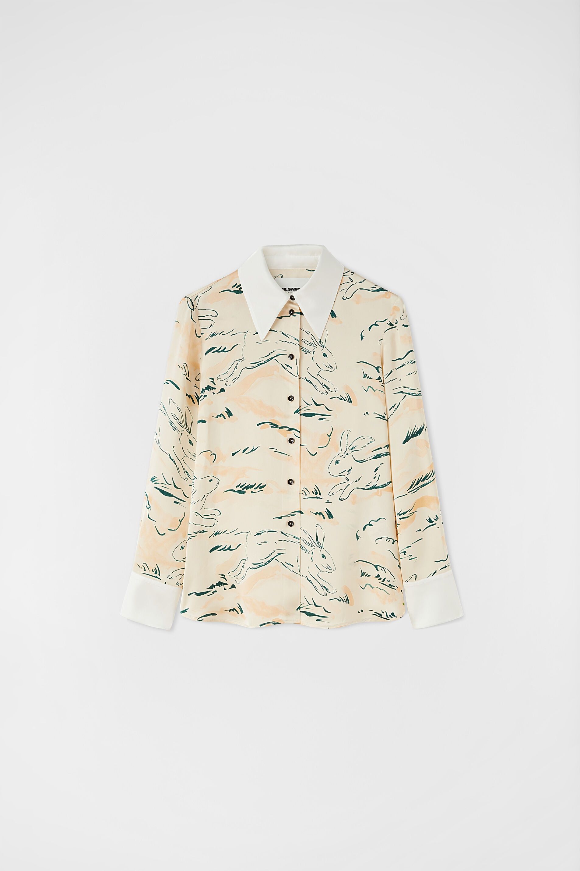 Jil Sander o1y1025 Patterned Shirt in Multicolor Size S / US 4 / IT 40 - 1 Thumbnail