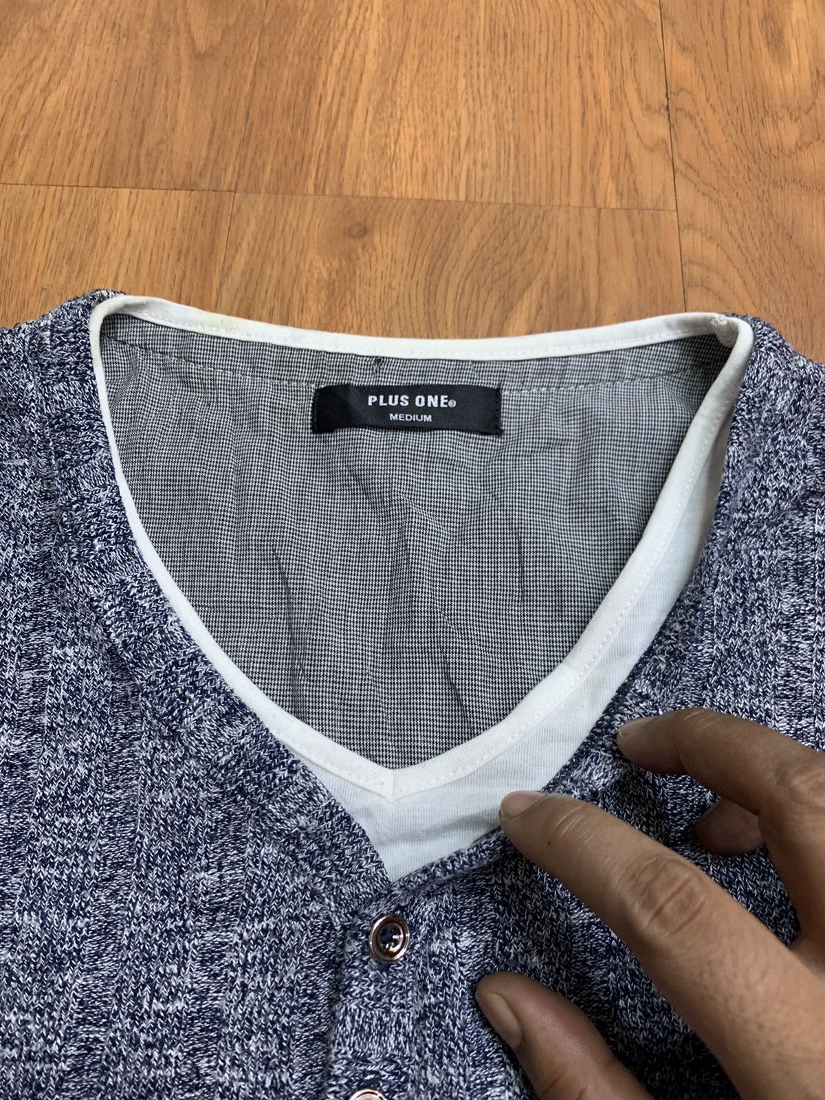 If Six Was Nine × Japanese Brand × Le Grande Bleu (L.G.B.) Y2k Japanese double layer knit long sleeve Size US M / EU 48-50 / 2 - 4 Thumbnail