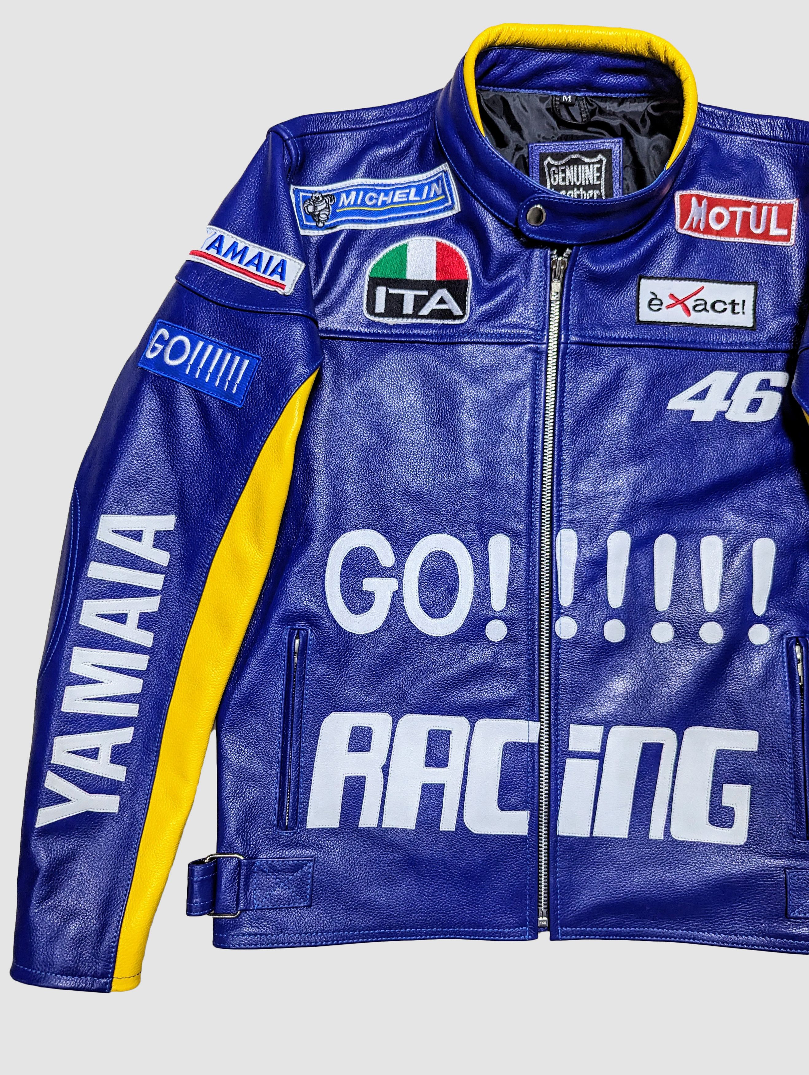 Yamaha 🔥 RARE YAMAHA🔥 RACING LEATHER JACKET IL DOTTORE Size US M / EU 48-50 / 2 - 4 Thumbnail