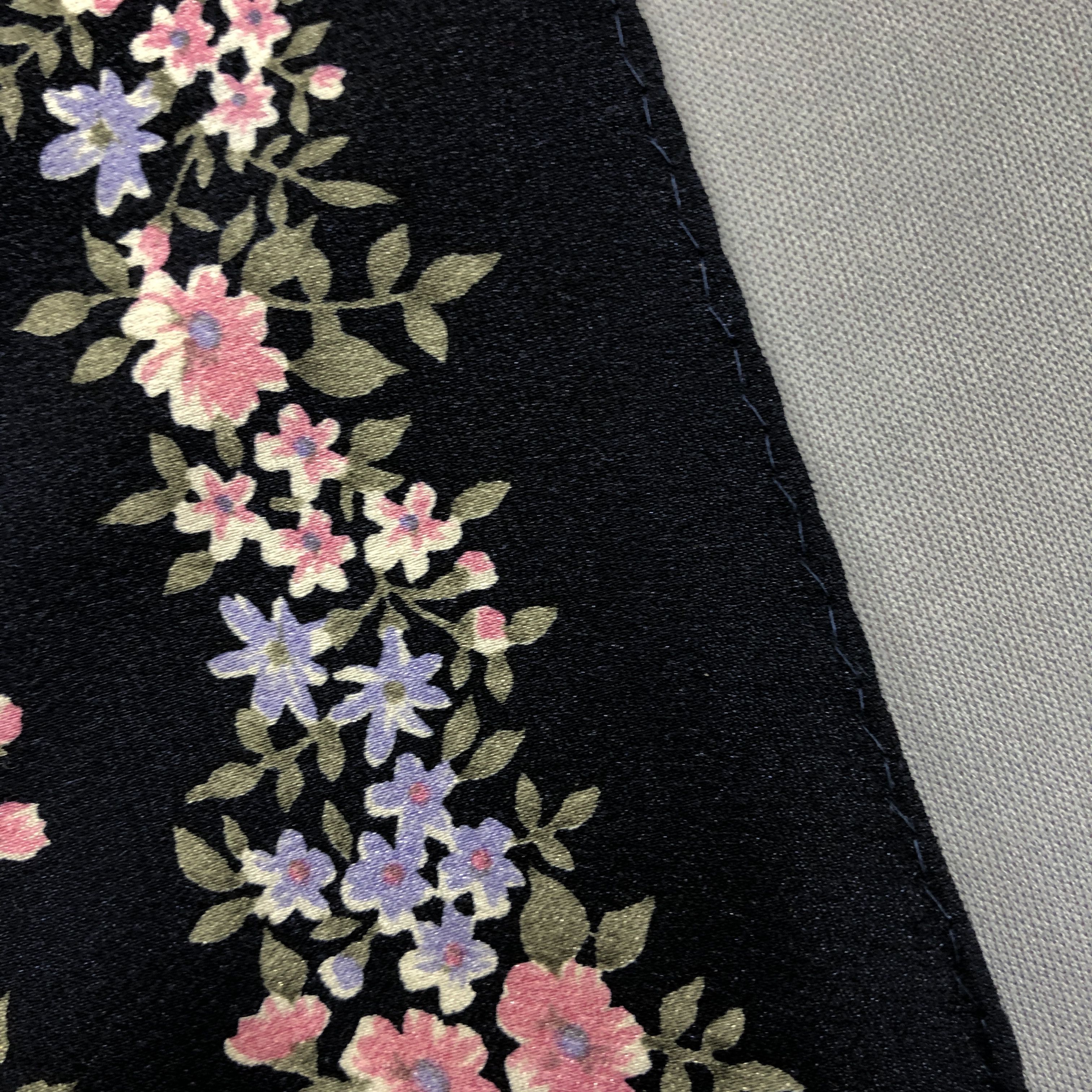 Japanese Brand Vintage Floral SILK Scarf Twill Stole Wraps Scarves Size ONE SIZE - 9 Thumbnail