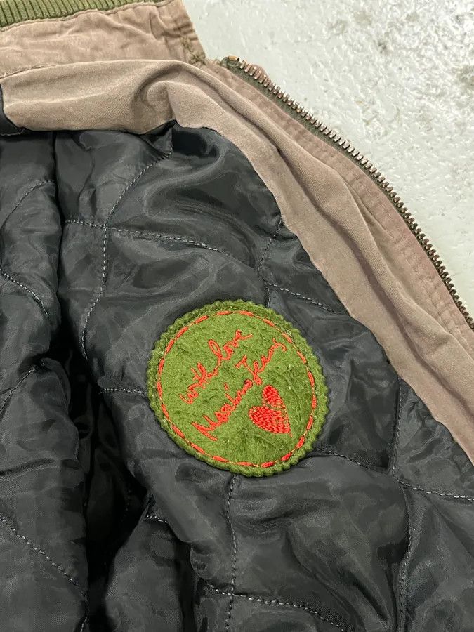 Moschino Moschino Contrast Stitch Brown Bomber Jacket Size US M / EU 48-50 / 2 - 9 Thumbnail