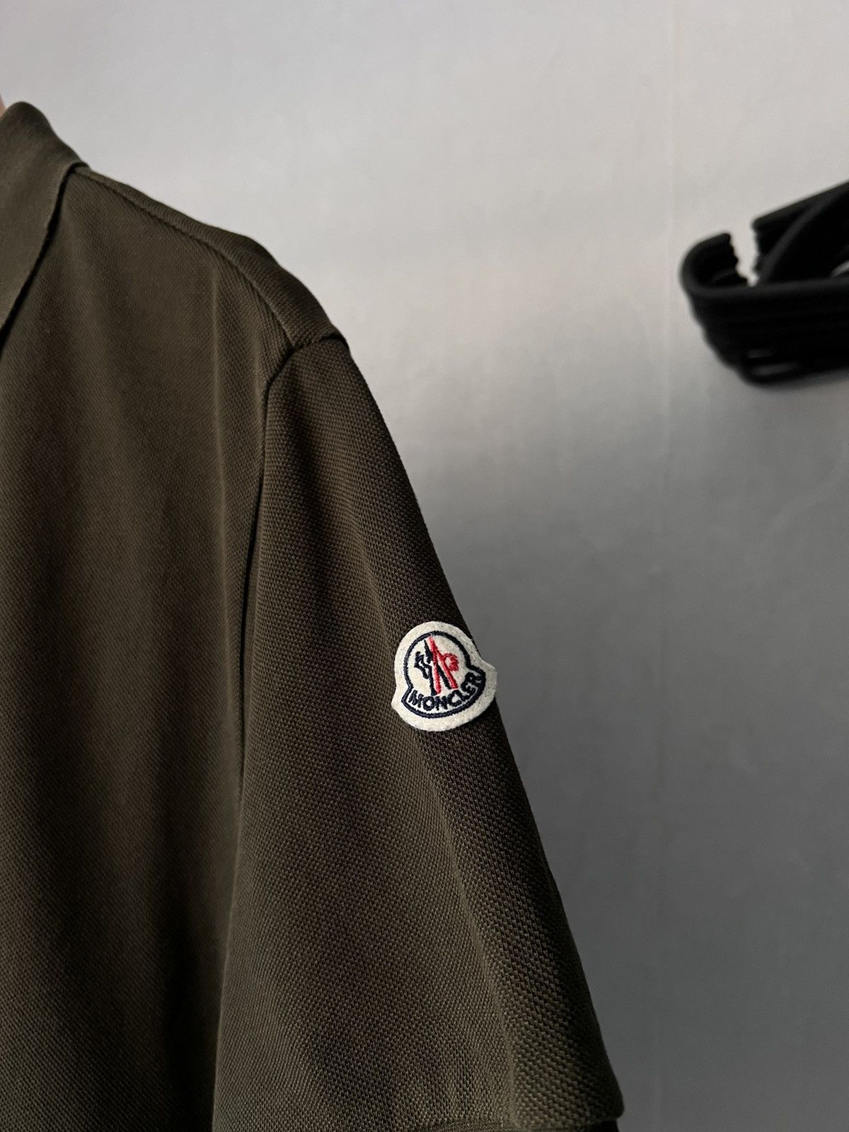 Moncler Moncler Polo Big Logo Collar T Shirt Size US XXL / EU 58 / 5 - 3 Thumbnail