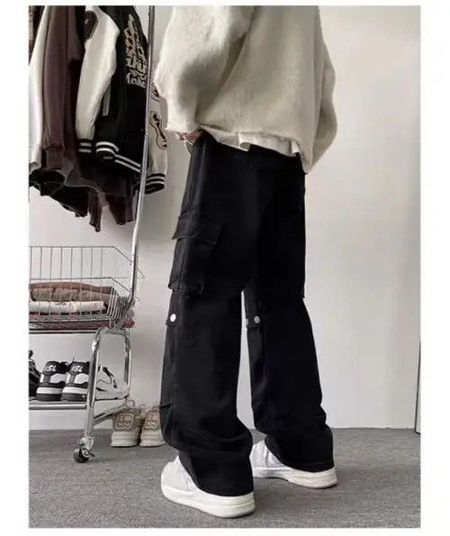 Japanese Brand Hayama x Etou Black High Street Vintage Loose Jeans Size US 29 - 7 Thumbnail