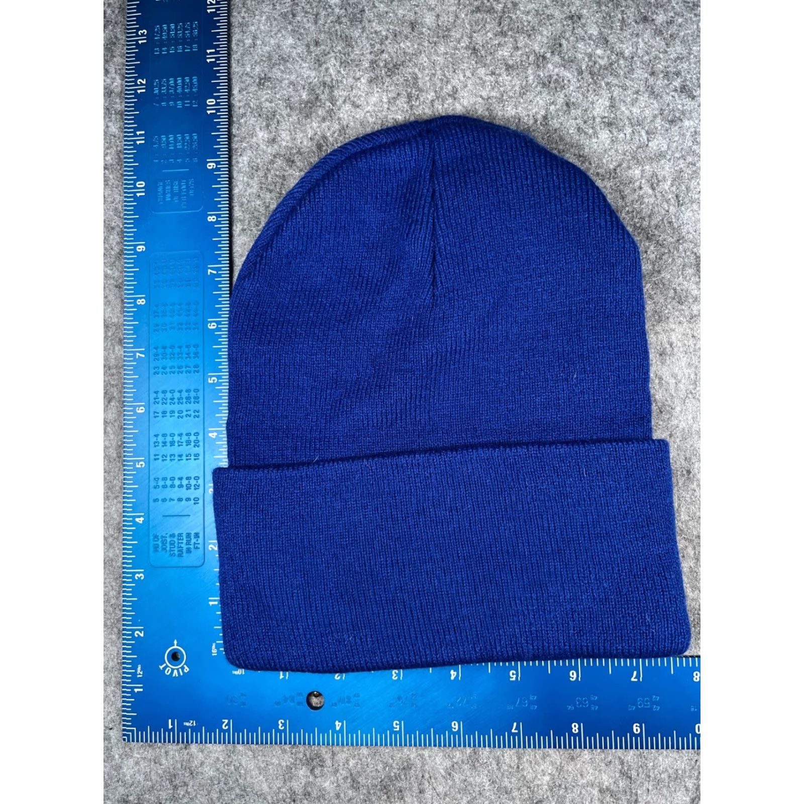 Port & Company VINTAGE United Rentals Beanie Toque Adult One Size Blue Knit Embroidered 100% Acrylic Size ONE SIZE - 4 Thumbnail