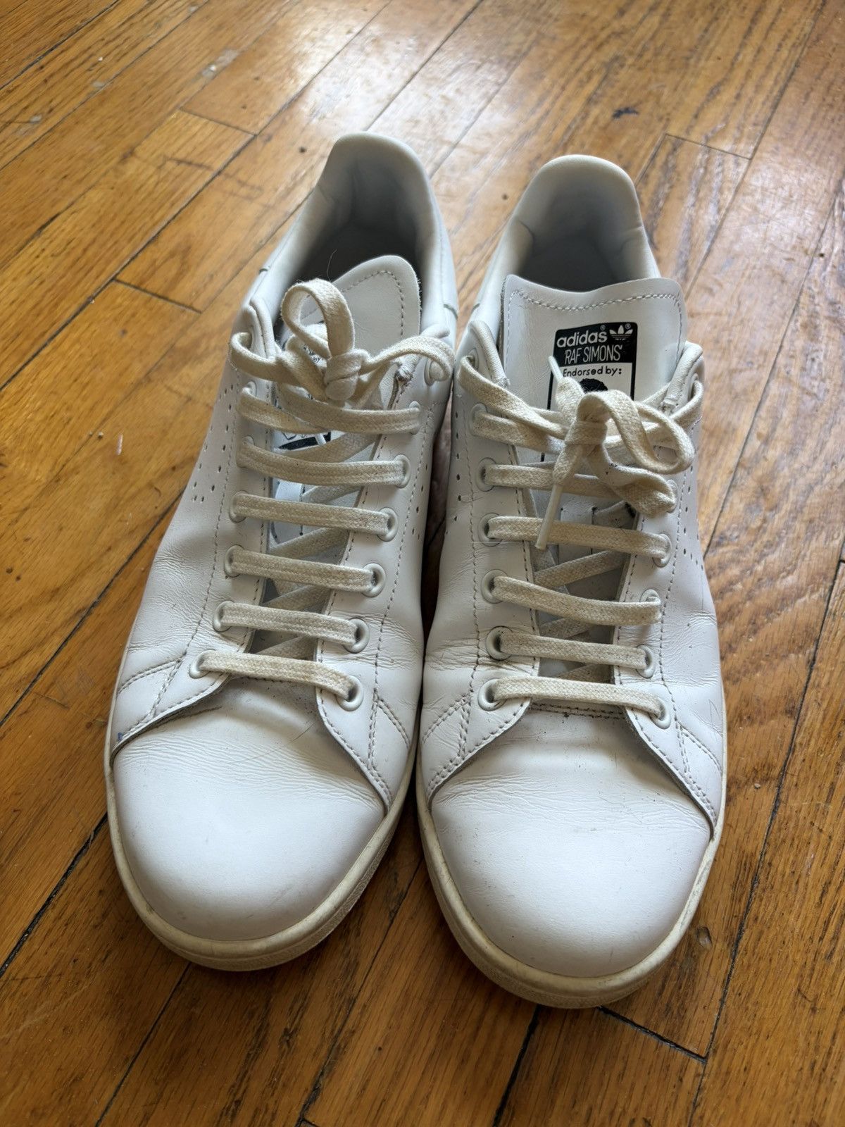 Adidas × Raf Simons Stan Smith by Adidas x Raf Simons White Size US 9.5 / EU 42-43 - 3 Thumbnail